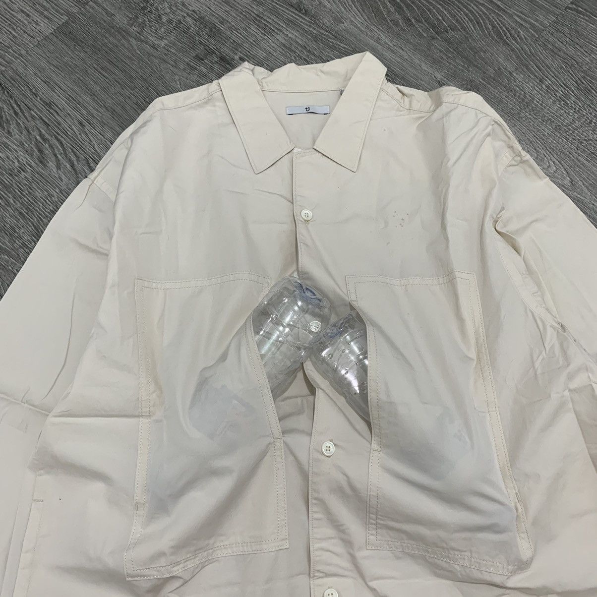 Jil Sander × Uniqlo Jil Sander x Uniqlo Nylon Double Pocket Shirt Size US L / EU 52-54 / 3 - 2 Thumbnail