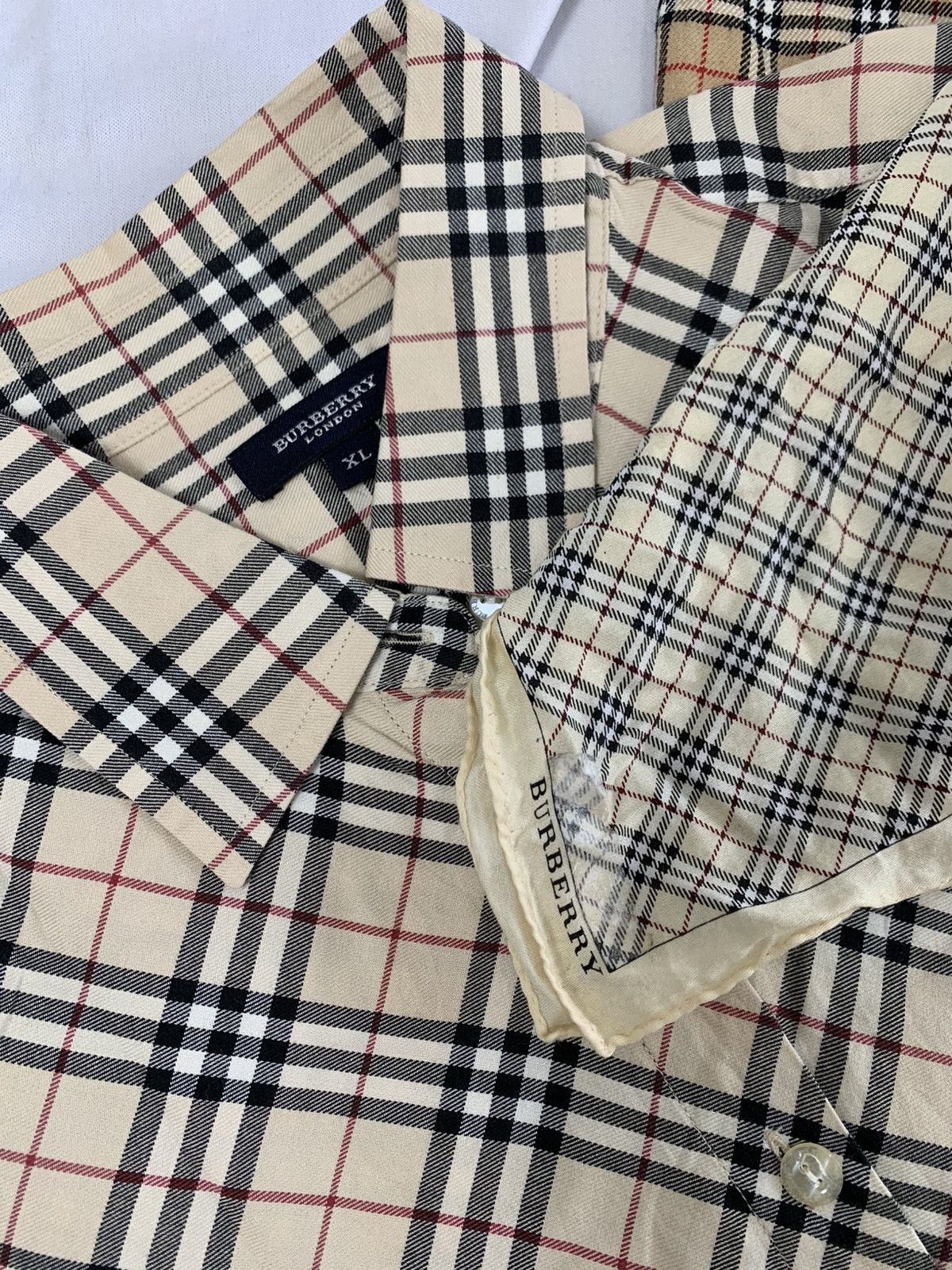 Burberry Vintage burberry check blue label pant Size 27" / US 4 / IT 40 - 14 Thumbnail