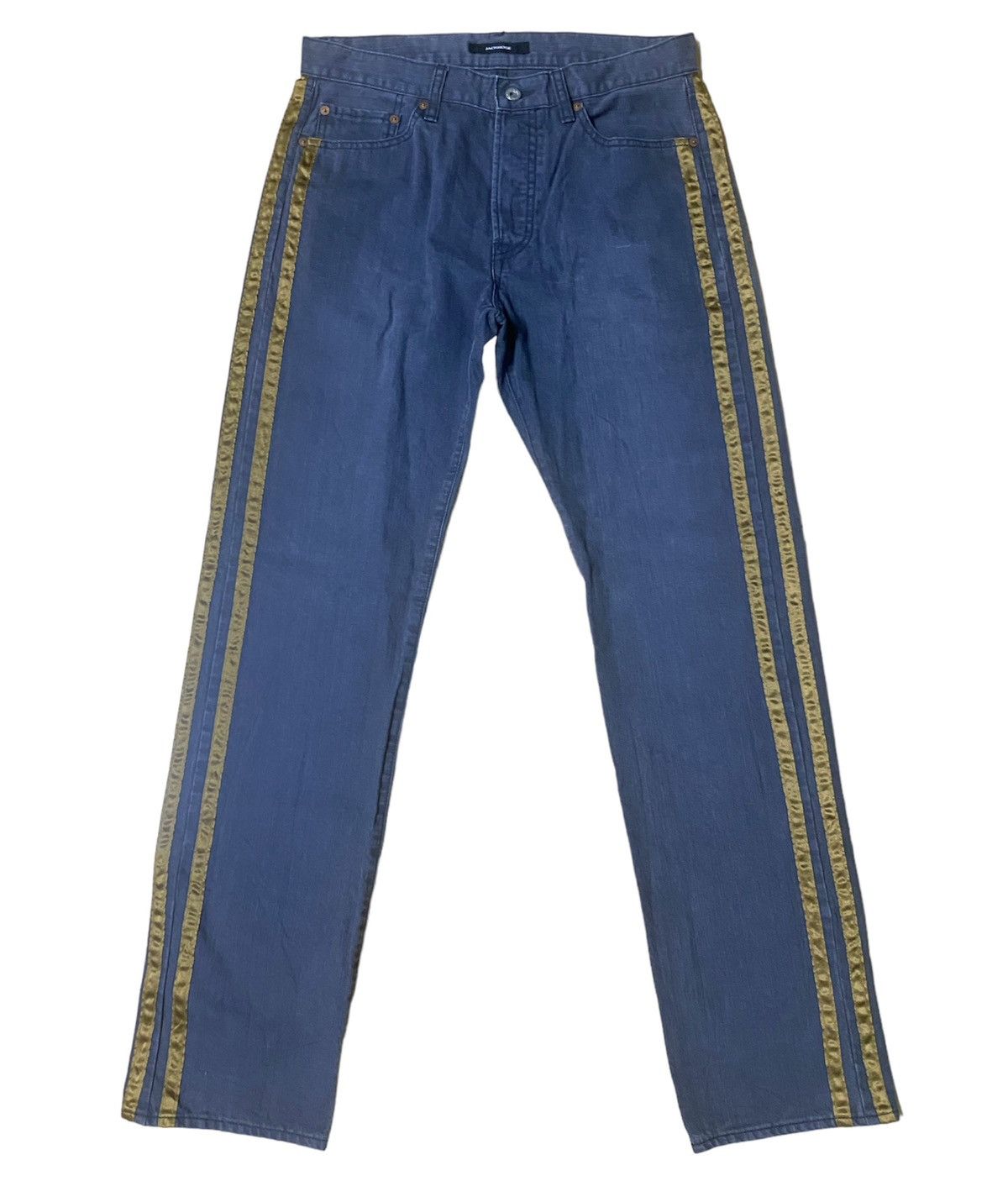 image of Jack Rose Japan Double Side Tape Denim in Black, Men's (Size 32)