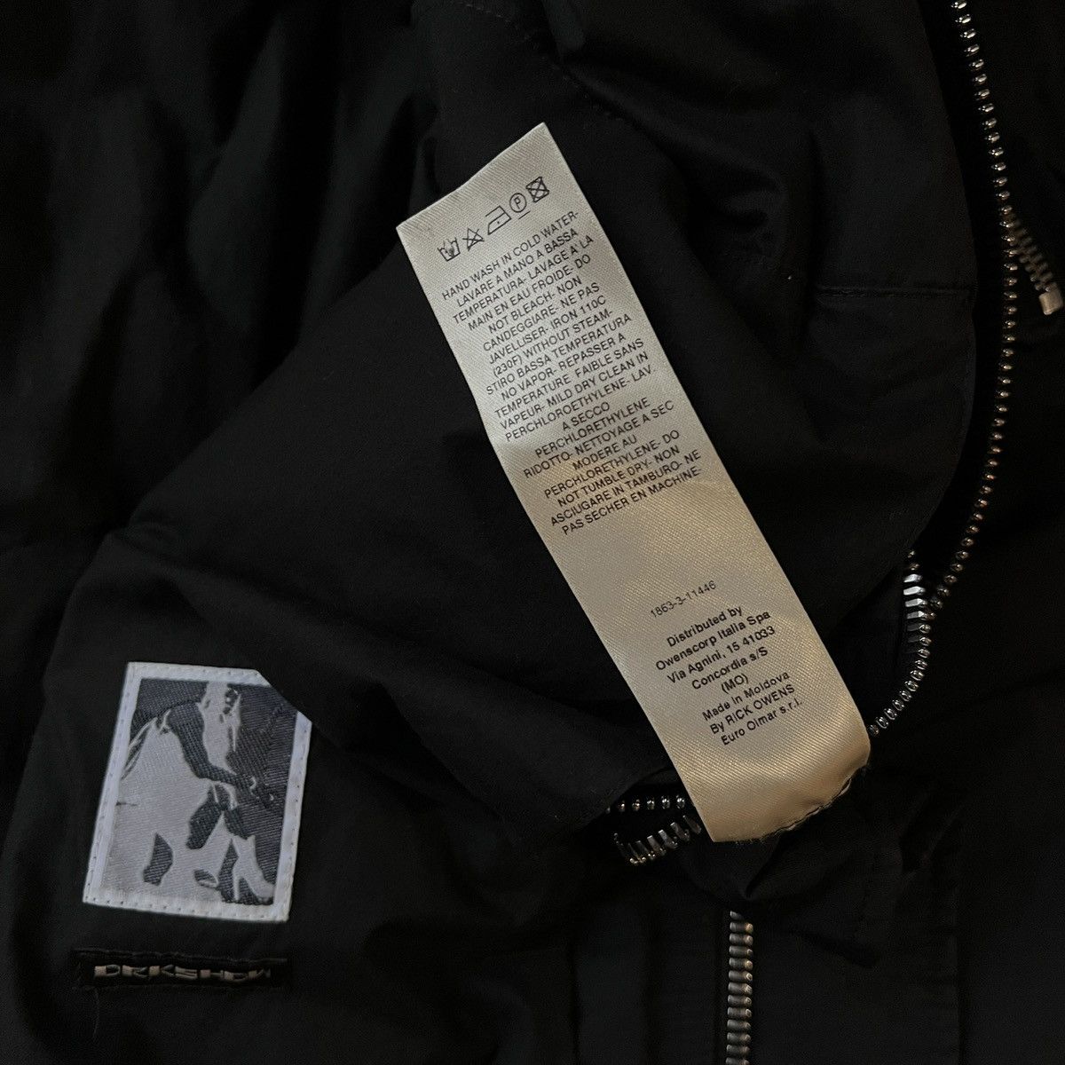 Rick Owens Drkshdw Rick Owens DRKSHDW Hooded Flight Bomber Jacket Size US M / EU 48-50 / 2 - 15 Thumbnail