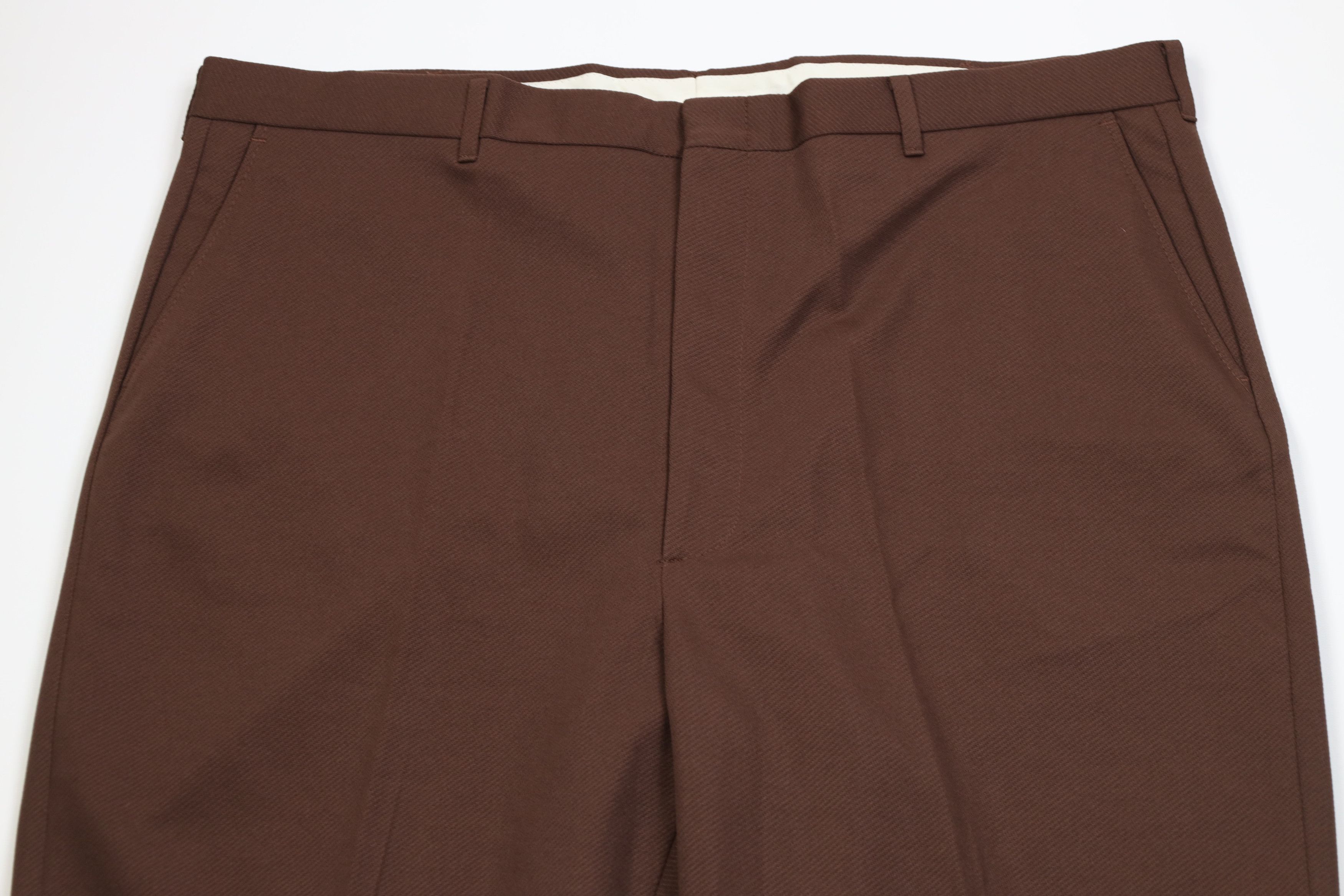 Vintage NOS Vintage 90s Streetwear Wide Leg Chino Pants Brown USA Size US 43 - 2 Thumbnail