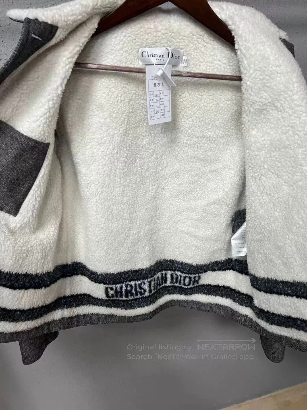 Dior dior shearling lined outerwear jacket. Size US M / EU 48-50 / 2 - 4 Thumbnail