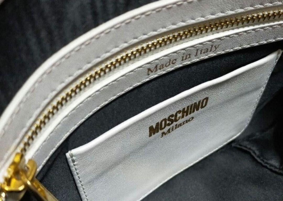 Moschino Moschino - T-Shirt Motif Leather Handbag Archive Ultra Rare Size ONE SIZE - 10 Thumbnail