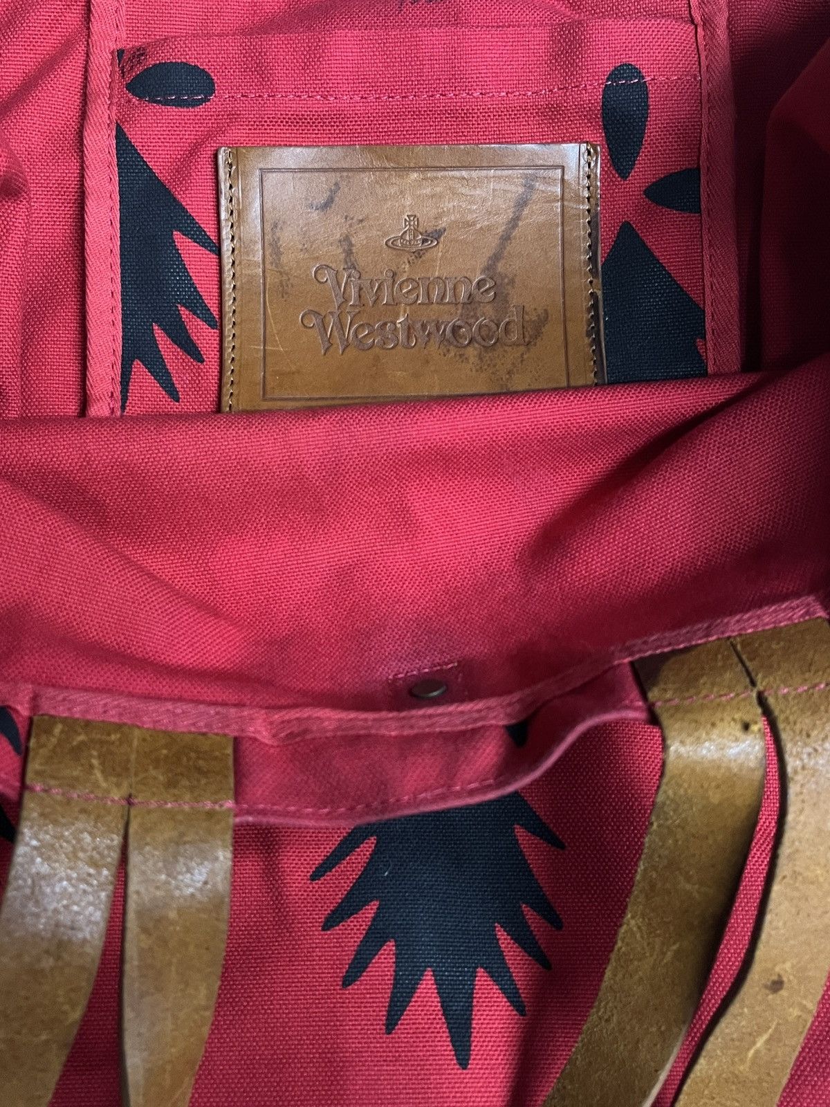 Vivienne Westwood Rare Vivienne Westwood RRL VISVIM STYLE Orb Canvas Bag Size ONE SIZE - 15 Thumbnail