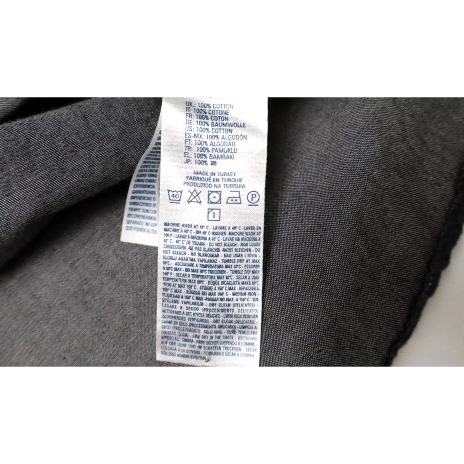 Diesel DIESEL Shirt Mens MEDIUM Western Look Grey Button-Up Chest Pockets Collared Size US M / EU 48-50 / 2 - 6 Thumbnail