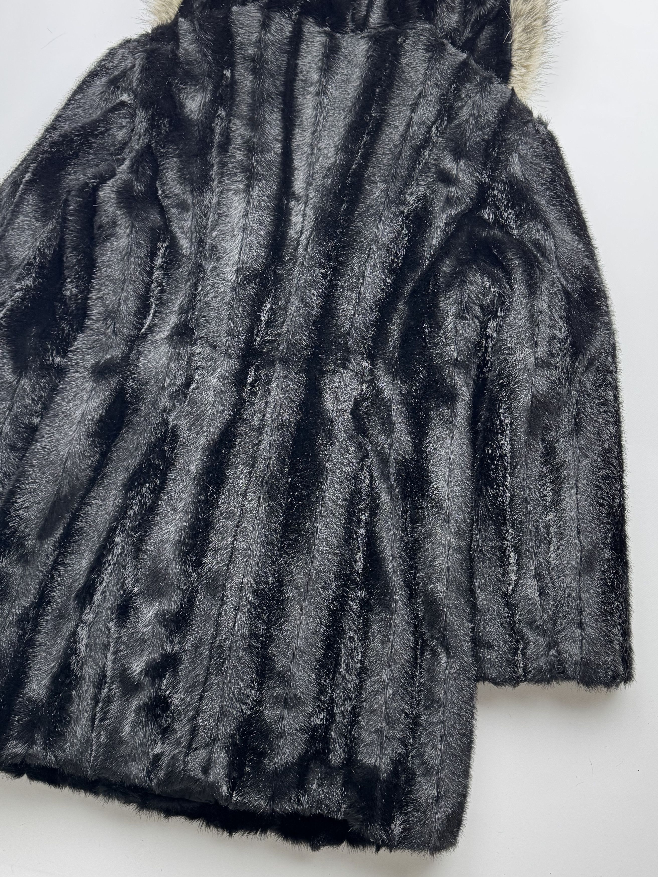 Japanese Brand Vintage Faux Fur Hooded Coat B114 E2 Size M / US 6-8 / IT 42-44 - 10 Thumbnail