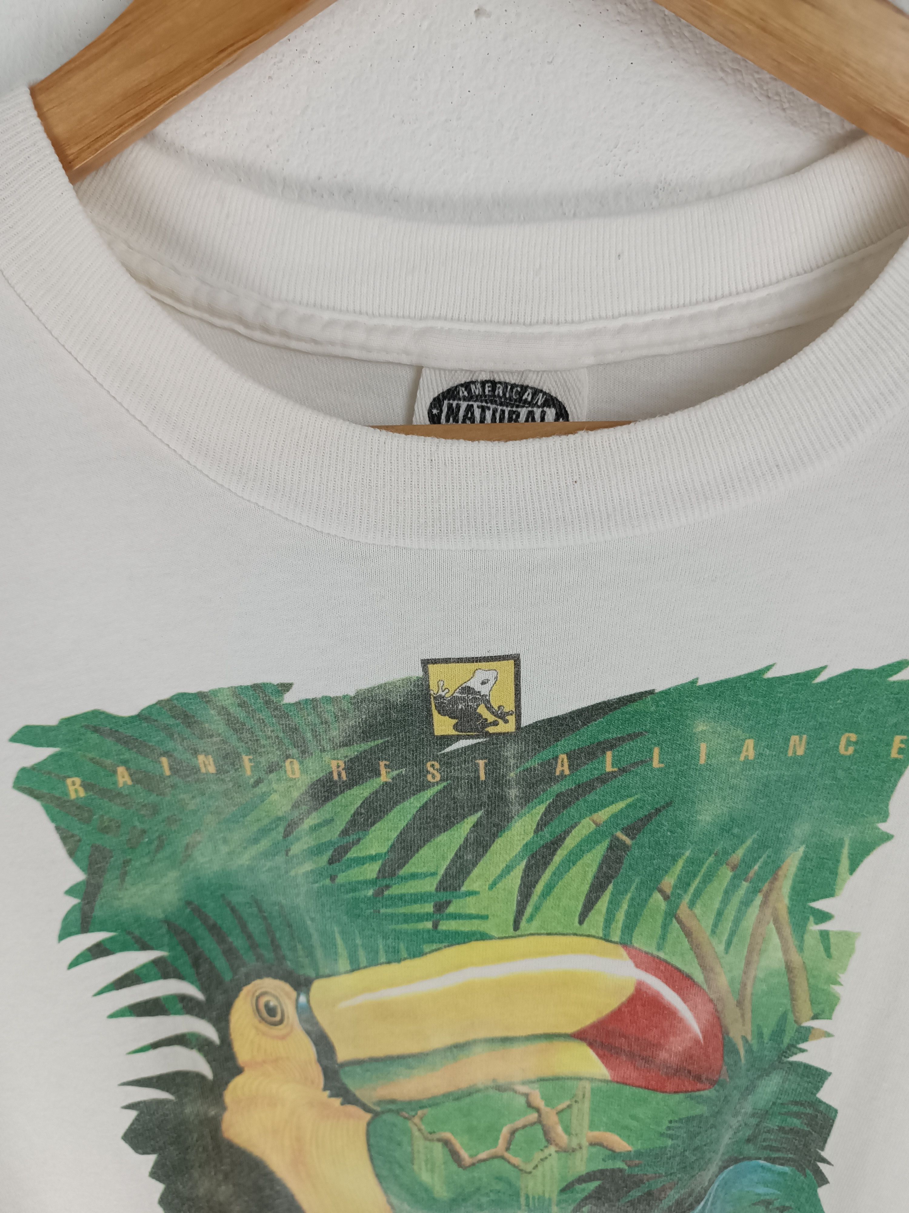 Vintage VINTAGE 90'S MARCUS JAMES RAINFOREST JUNGLE AMAZON RARE TEE Size US XL / EU 56 / 4 - 10 Thumbnail