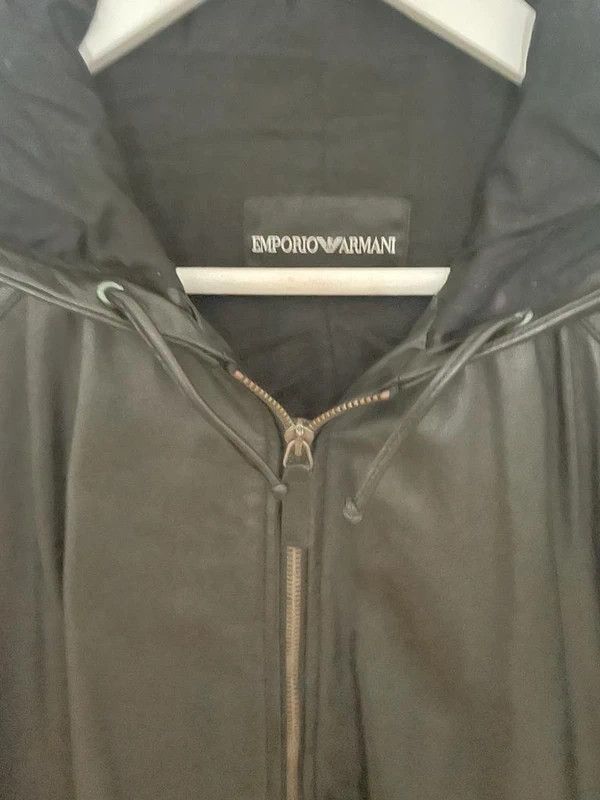 Emporio Armani Emporio Armani Men’s Lamb Leather (Soft!) Jacket - Like New! Size US S / EU 44-46 / 1 - 3 Thumbnail
