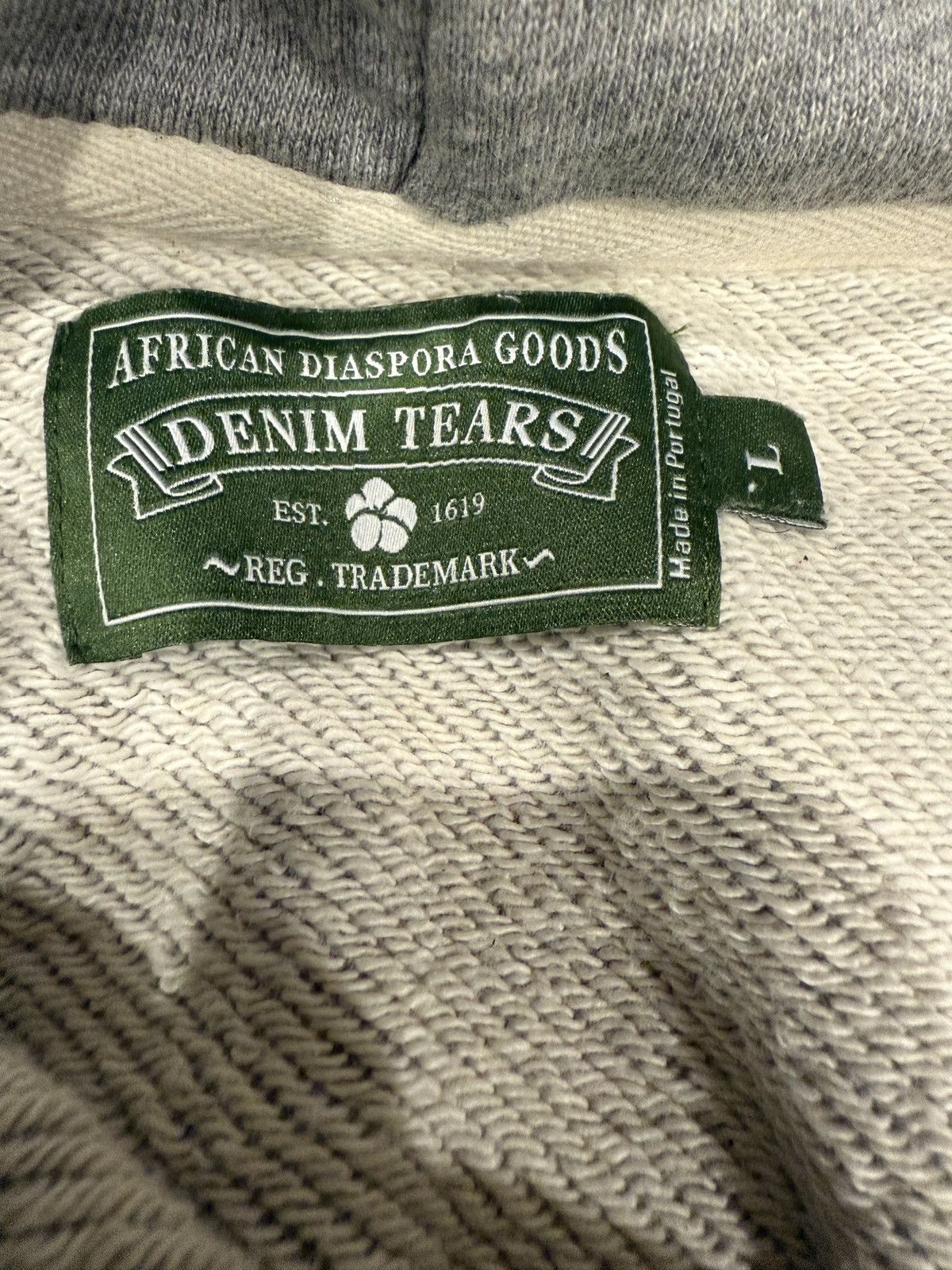 DENIM TEARS Denim Tears Large Hooded Sweatshirt Large Size US L / EU 52-54 / 3 - 19 Thumbnail