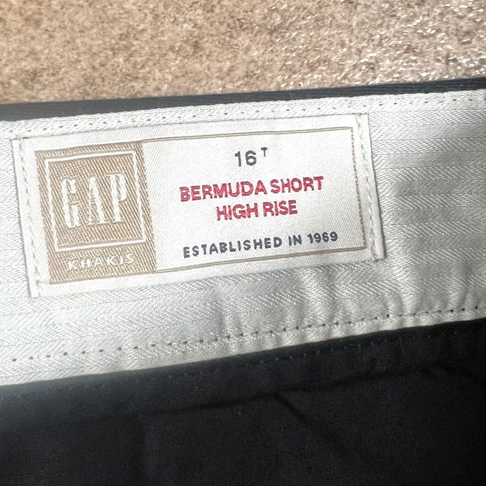 Gap GAP Bermuda Short Cotton Shorts Size 16 Tall Black Women NWT Bermuda Short Cotton Shorts Size 16 Tall in Black Size 38" / US 16 / IT 52 - 2 Thumbnail