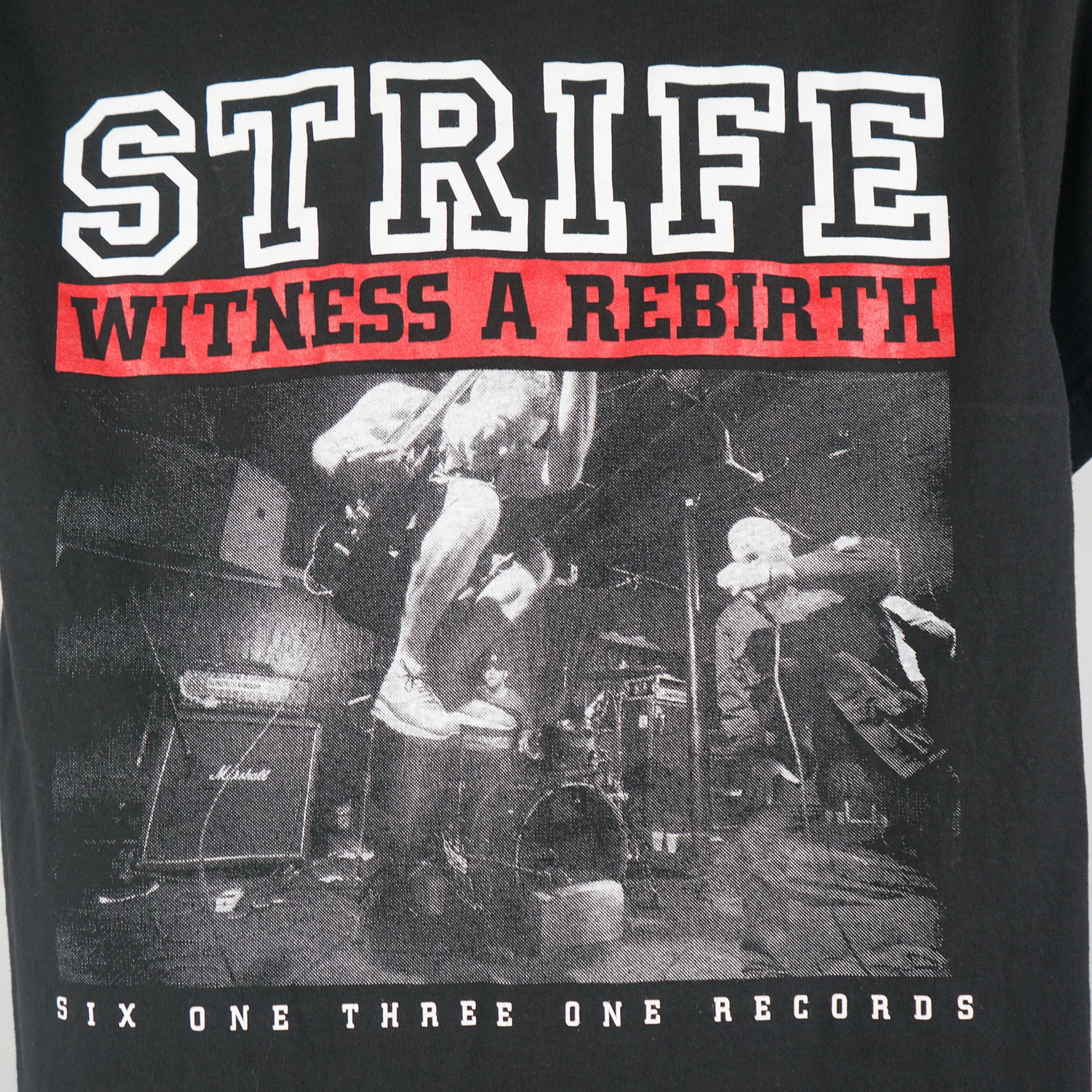 Band Tees × Vintage Vintage 2000s Strife Hardcore Band T-Shirt Size US S / EU 44-46 / 1 - 2 Thumbnail