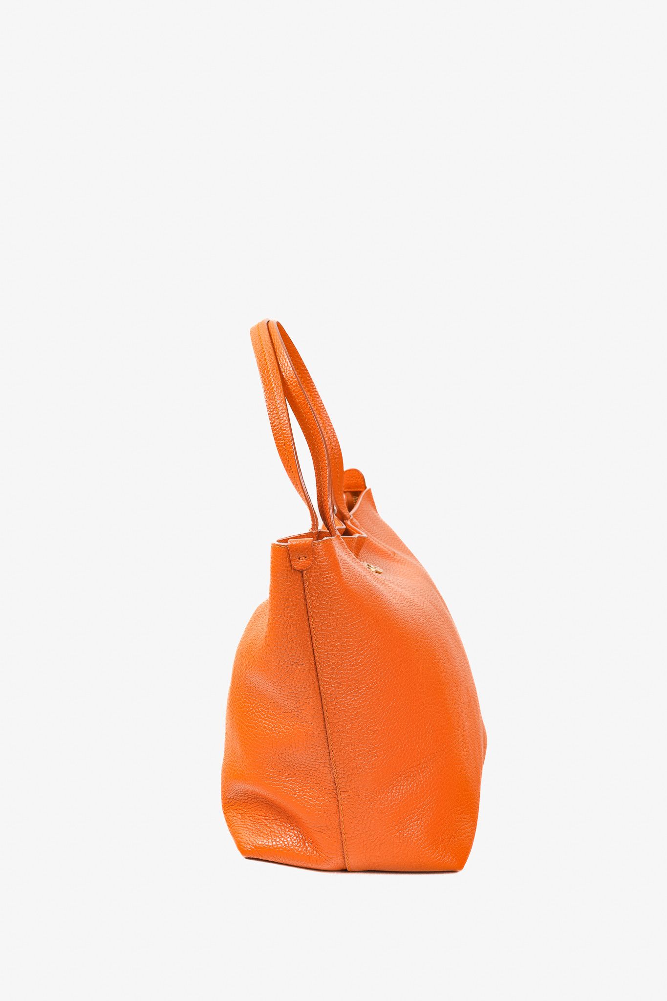 Salvatore Ferragamo Salvatore Ferragamo Bice Pebble Calf Gancini Shopper Tote Size ONE SIZE - 3 Thumbnail