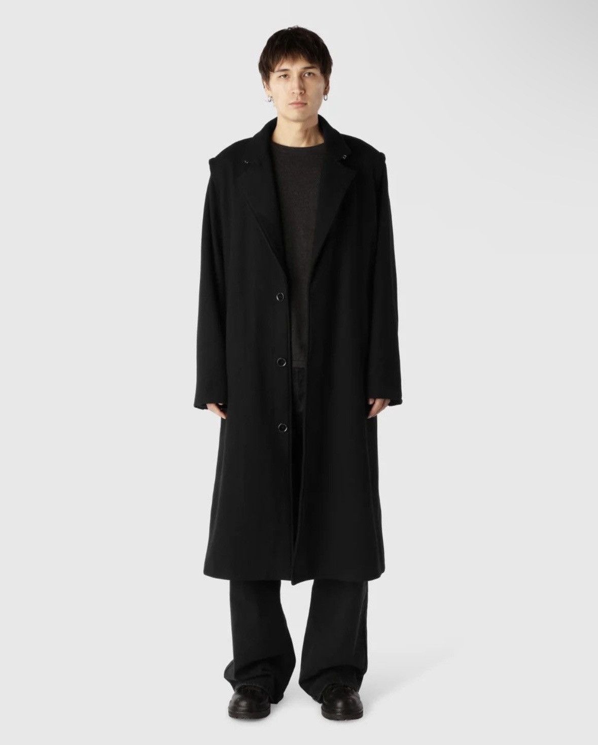 Lac Demure Tonkoui Wool Coat Jacket Overcoat