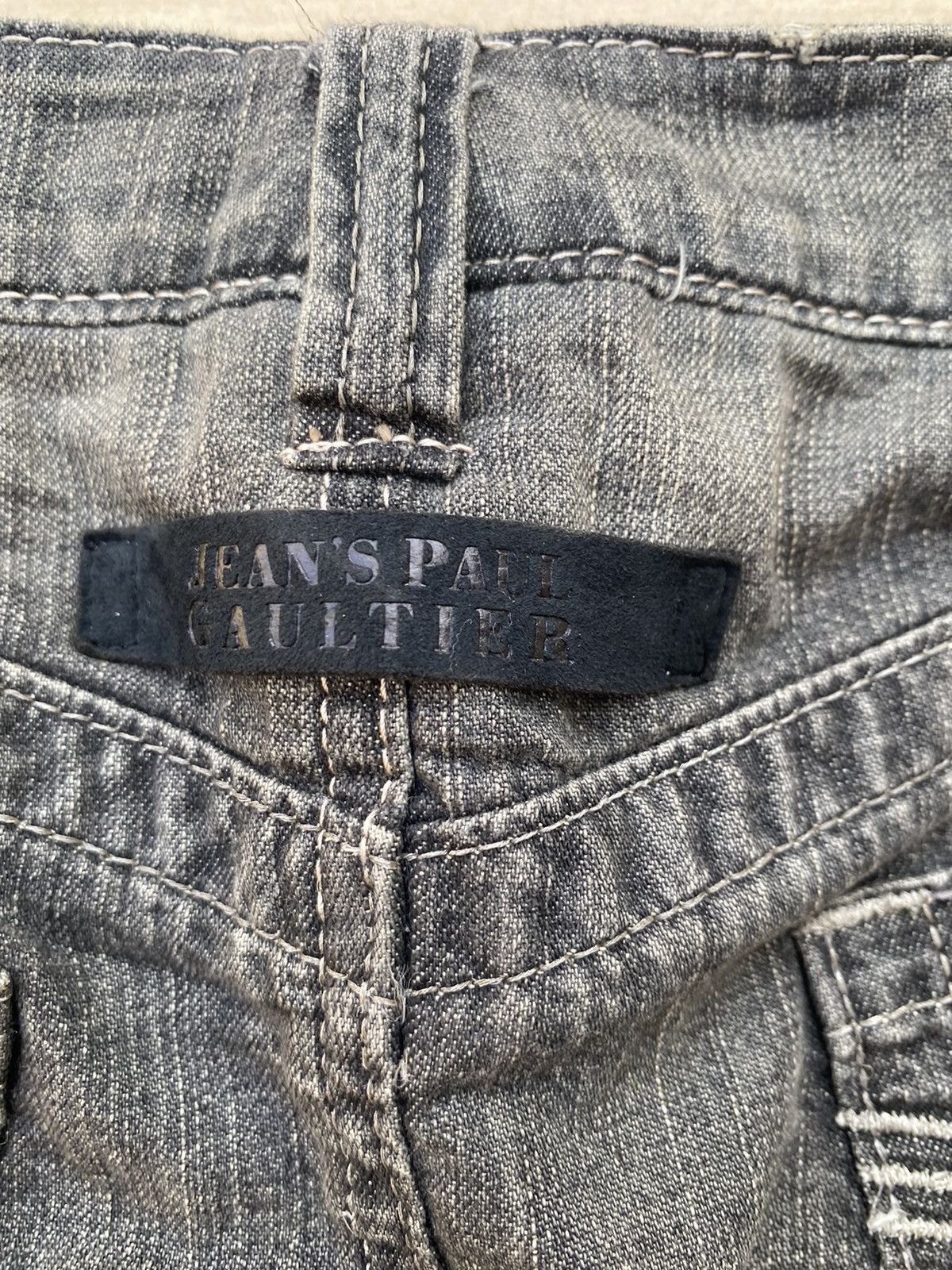 Jean Paul Gaultier vintage jean’s paul gaultier layered gray denim Size 25" / US 0 / IT 36 - 8 Thumbnail