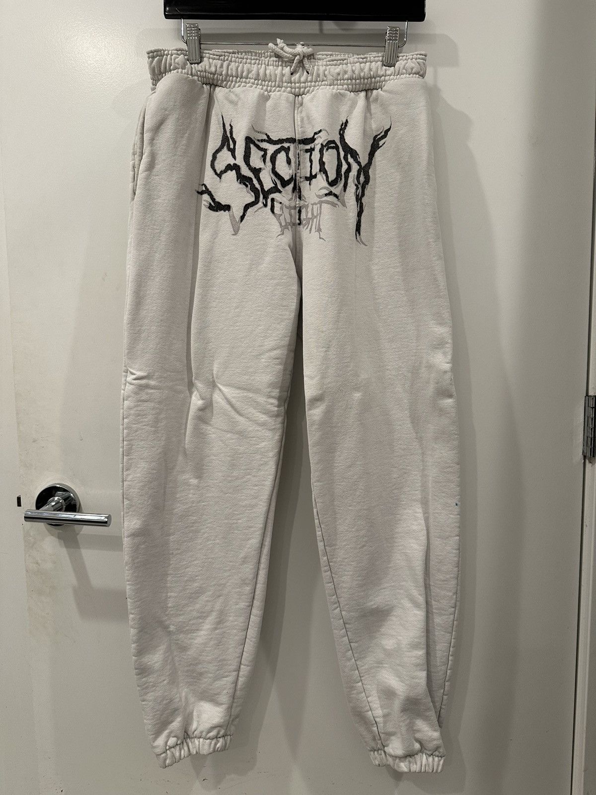 image of Section 8 Sweatpants in White, Men's (Size 32)