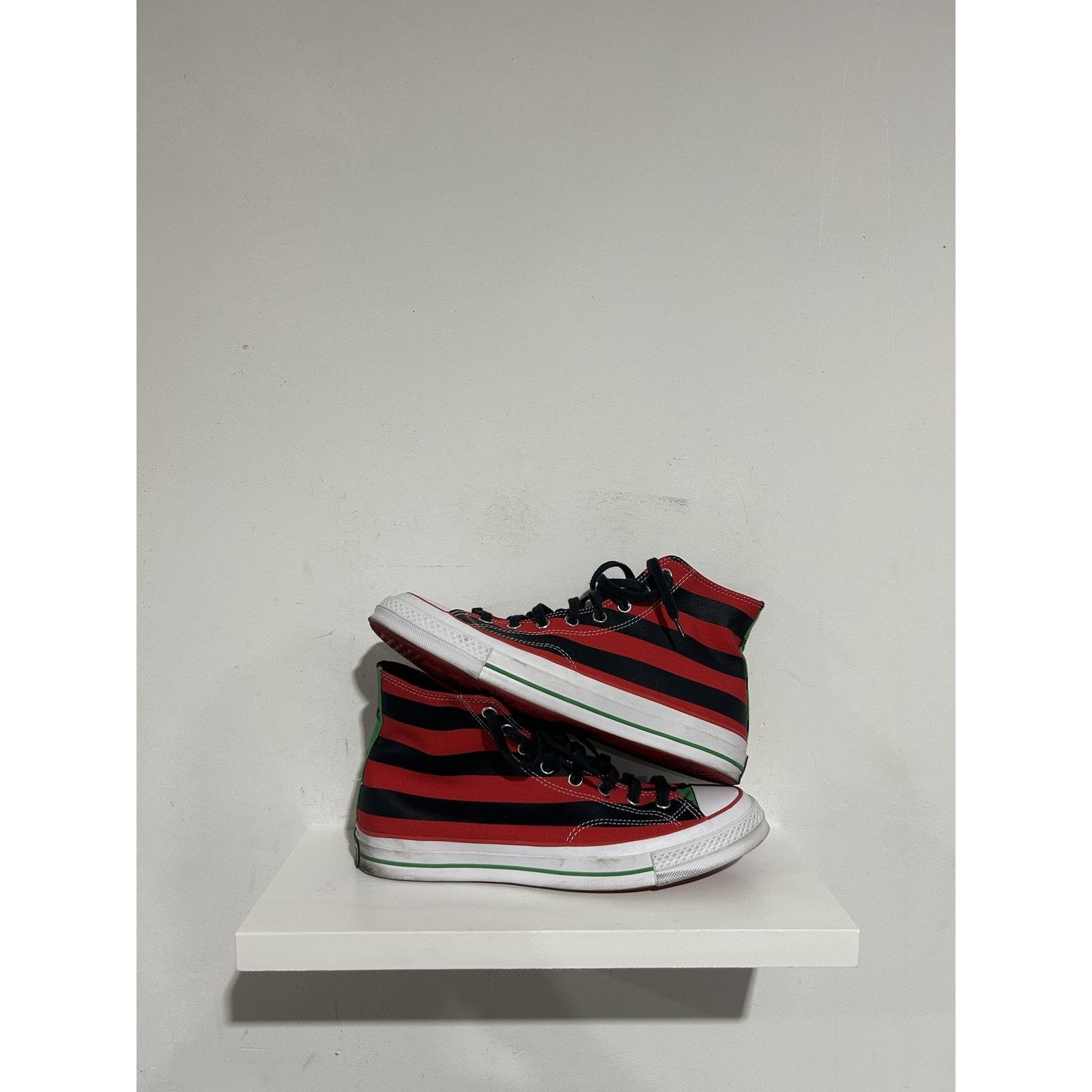 Converse CONVERSE HIGH DENIM TEARS SIZE 10.5 PREOWNED Size US 10.5 / EU 43-44 - 1 Thumbnail