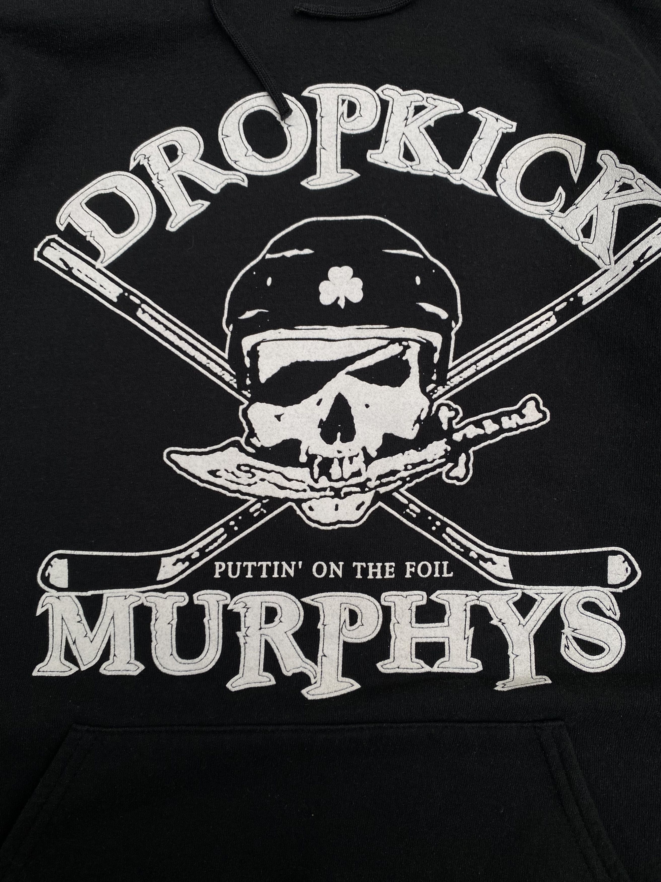 Band Tees × Vintage Vintage 90s Jerzees Dropkick Murphys Hoodie Size US L / EU 52-54 / 3 - 7 Thumbnail