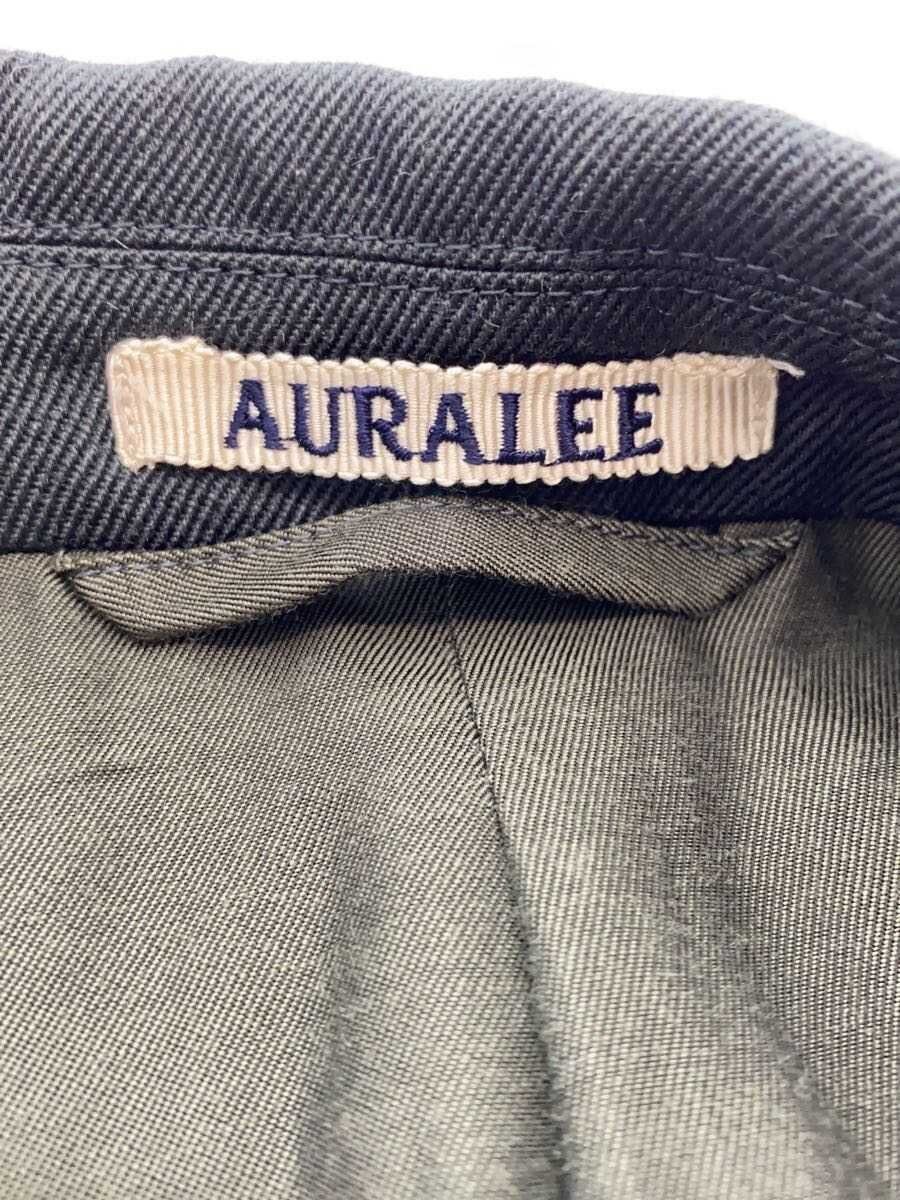 Auralee Green Wool Kid Mohair Gabardine Double-breasted Size US XL / EU 56 / 4 - 5 Thumbnail