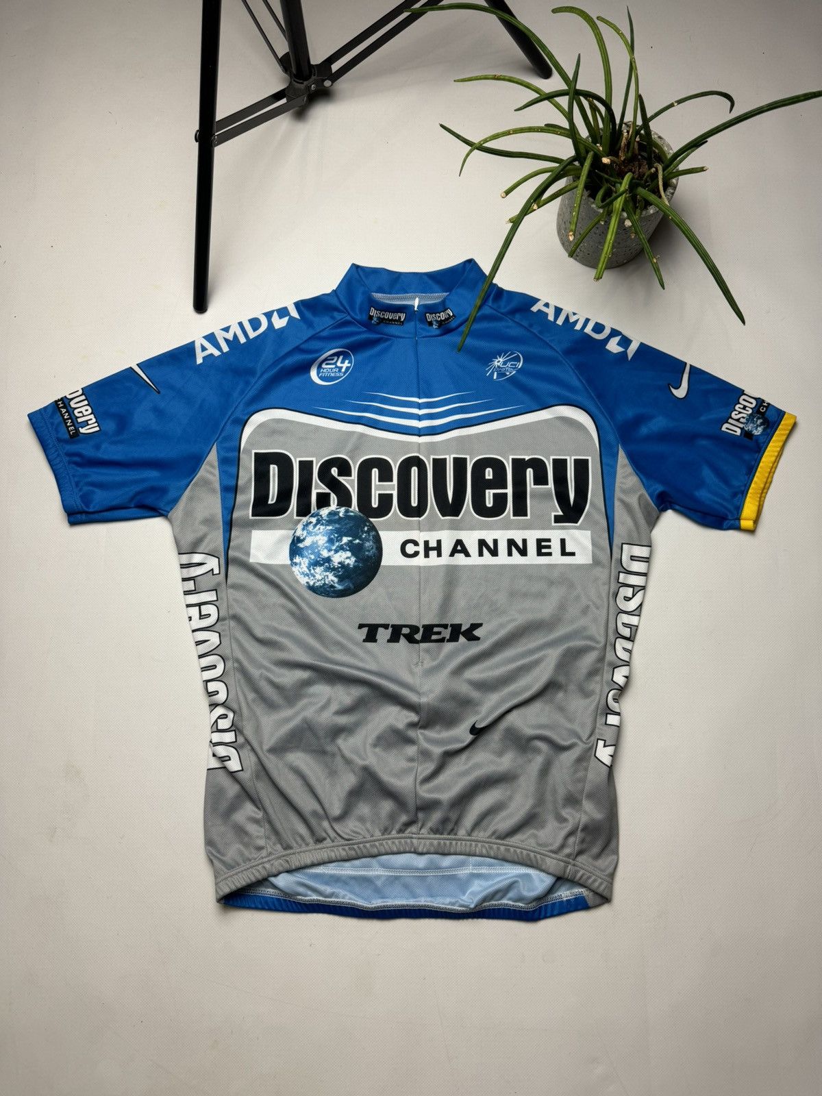 Nike × Vintage Rare vintage Cycling Nike x Discovery Channel Jersey y2k Size US XL / EU 56 / 4 - 1 Thumbnail