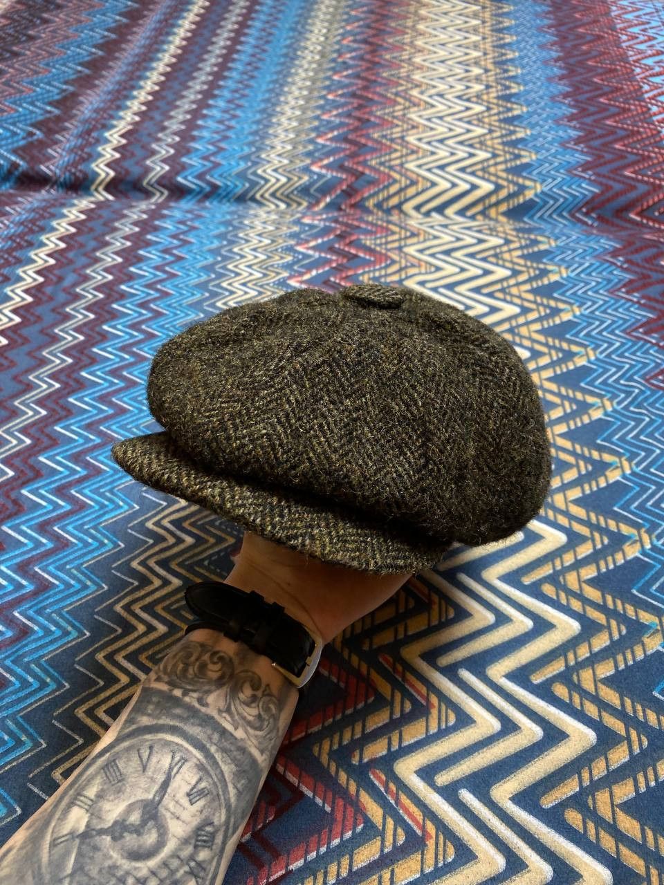 Harris Tweed Hats Vintage Harris Tweed Y2K Streetwear Size ONE SIZE - 5 Thumbnail