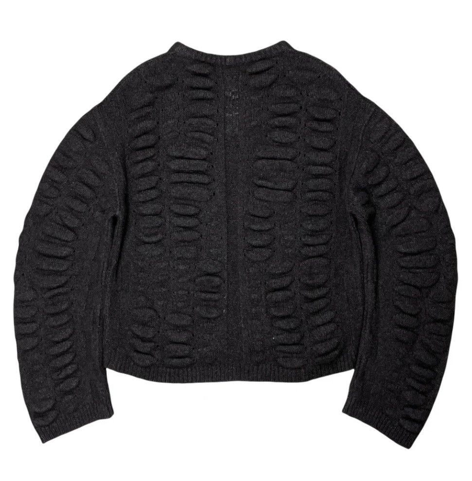 Rick Owens Performa FW20 Runway 3D Textured Knit Sweater Size US L / EU 52-54 / 3 - 3 Thumbnail
