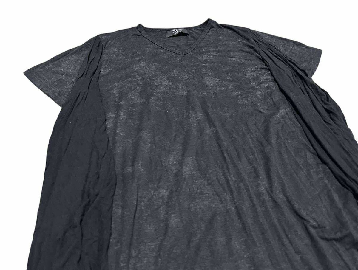 If Six Was Nine 🔥Rare Y2K X’Frm Asymmetric Raw Edge Draped Layered Shirt Size US M / EU 48-50 / 2 - 9 Thumbnail