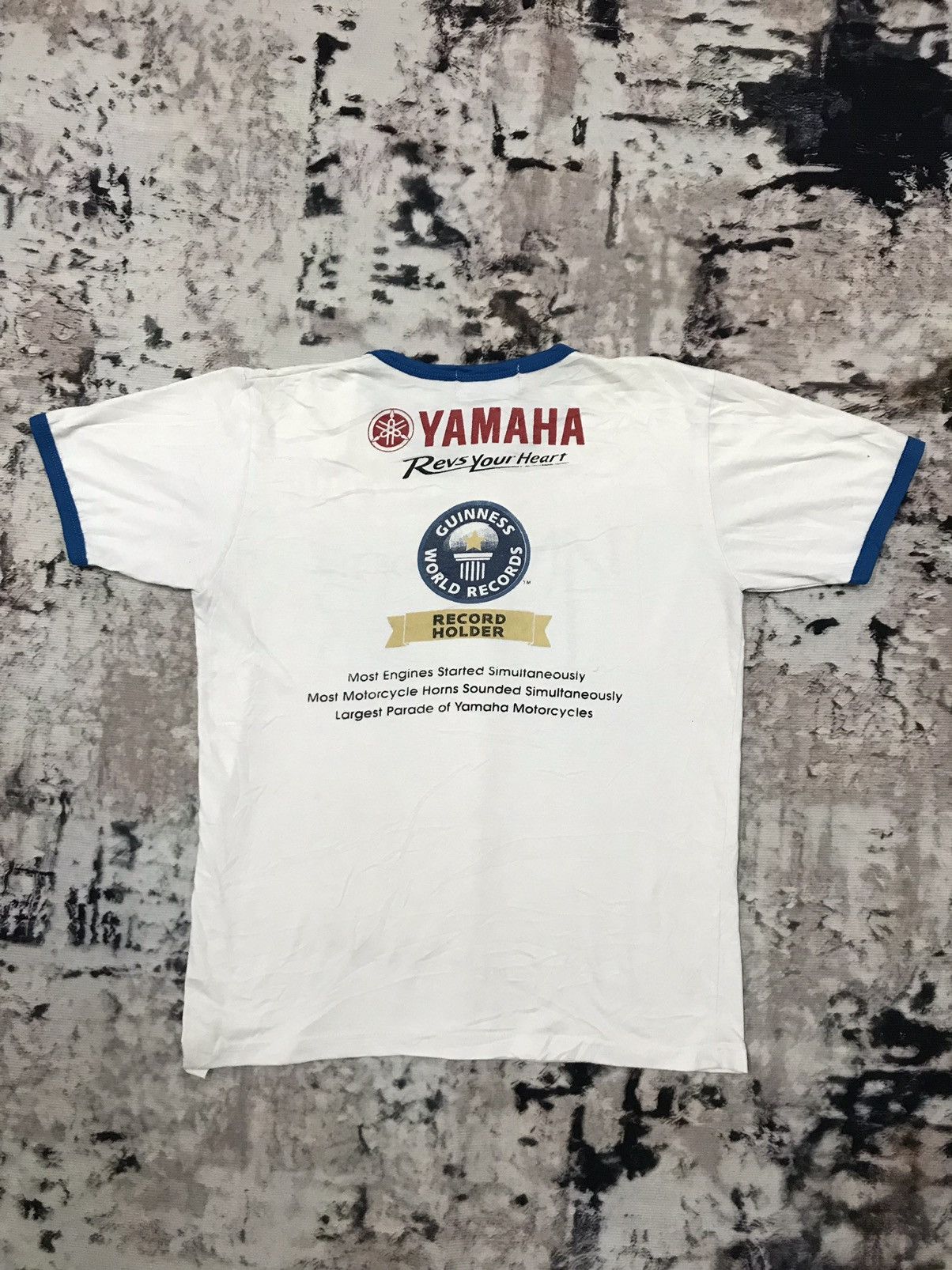 Yamaha Vintage Yamaha Riders Club Membership Ringer Tshirt Size US S / EU 44-46 / 1 - 3 Thumbnail