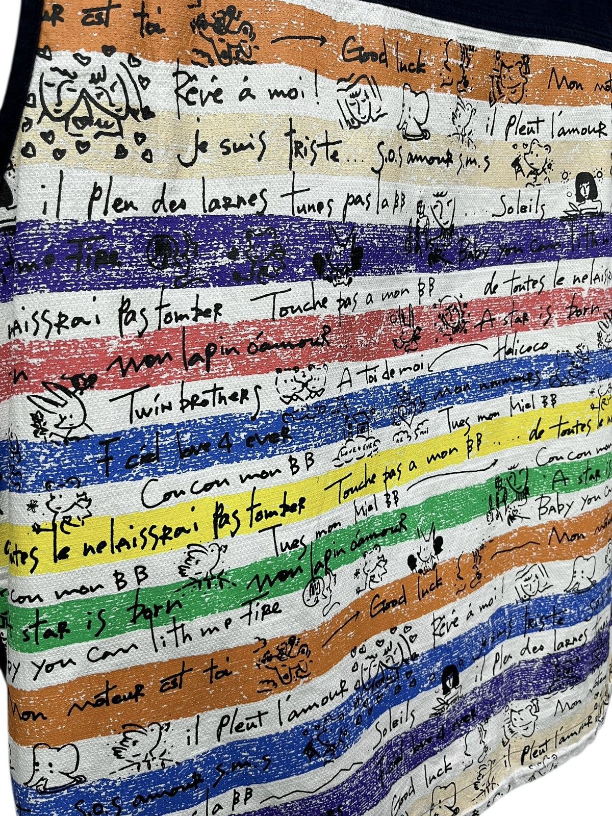 Jean Charles De Castelbajac Jean Charles de Castelbajac Poem Art Vest Medium Size US M / EU 48-50 / 2 - 4 Thumbnail