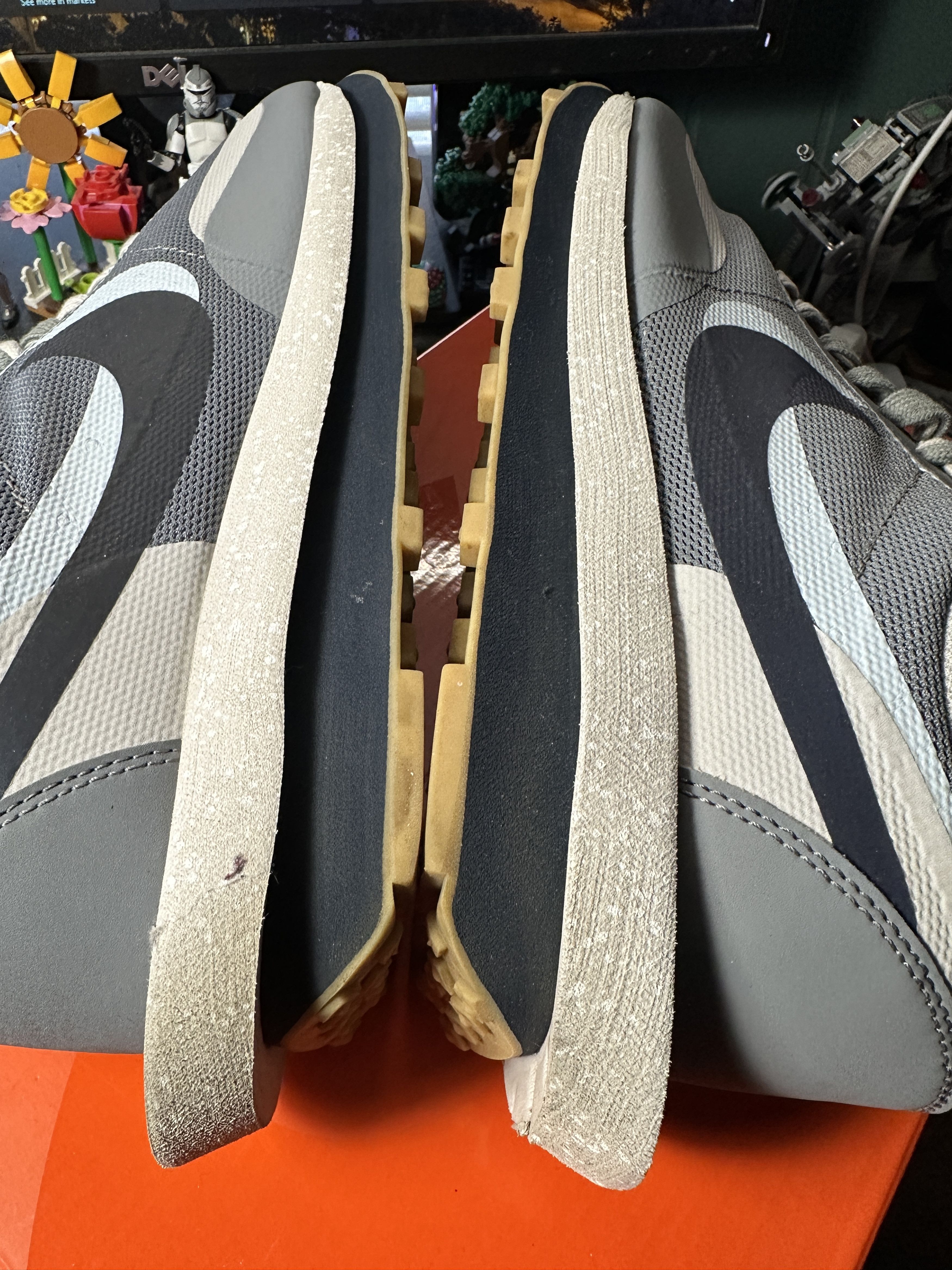 CLOT × Nike × Sacai Nike LD Waffle Cool Grey 11.5M Size US 11.5 / EU 44-45 - 9 Thumbnail