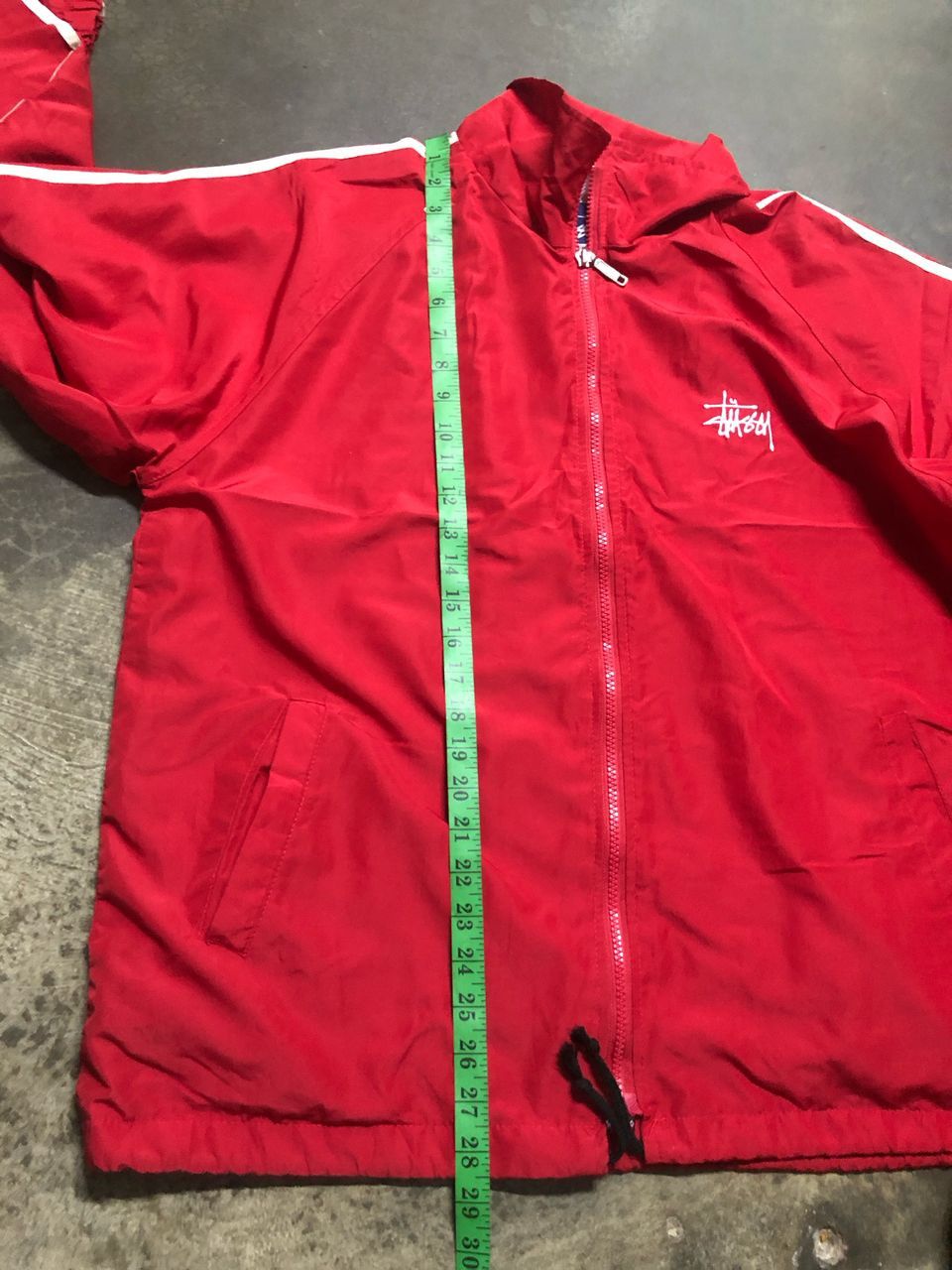 Stussy VINTAGE STUSSY SPORT RED WINDBREAKER LIGHT JACKET Size US L / EU 52-54 / 3 - 19 Thumbnail