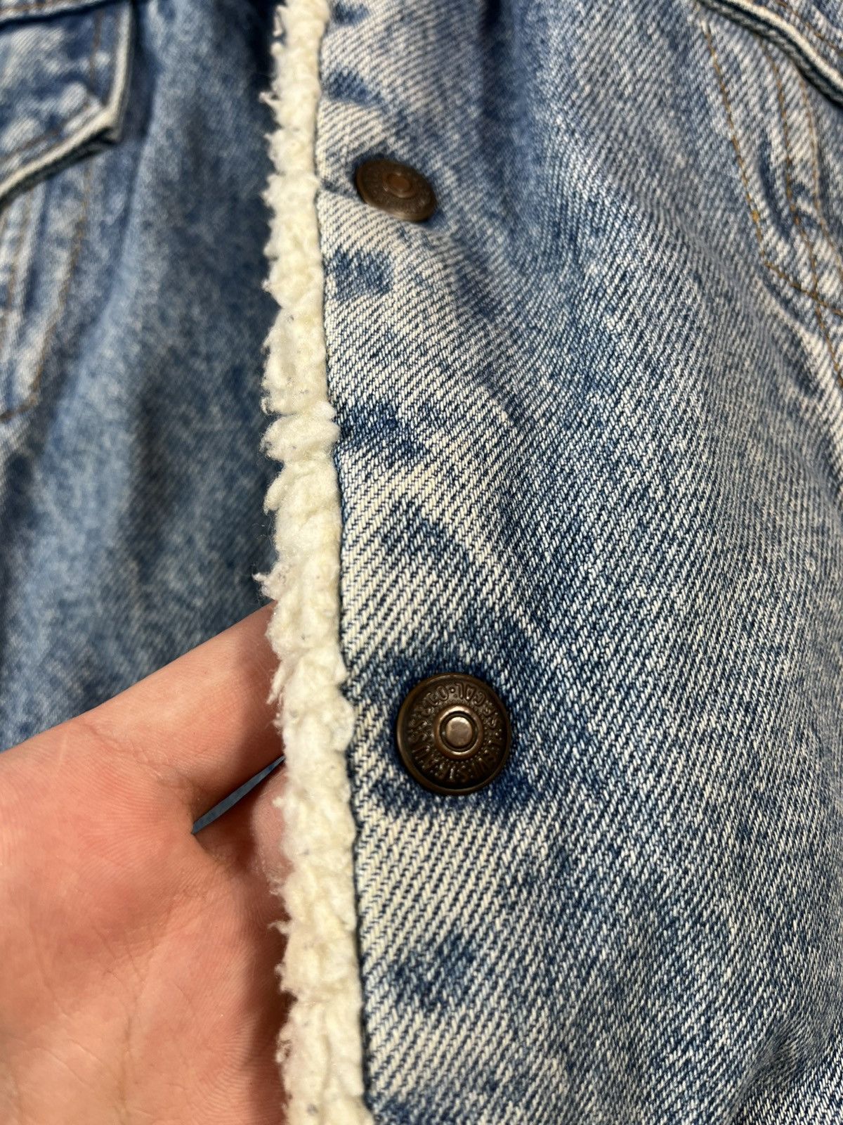 Levi's Vintage 70-80s Levi’s Sherpa Jacket – Made in USA Size US L / EU 52-54 / 3 - 7 Thumbnail