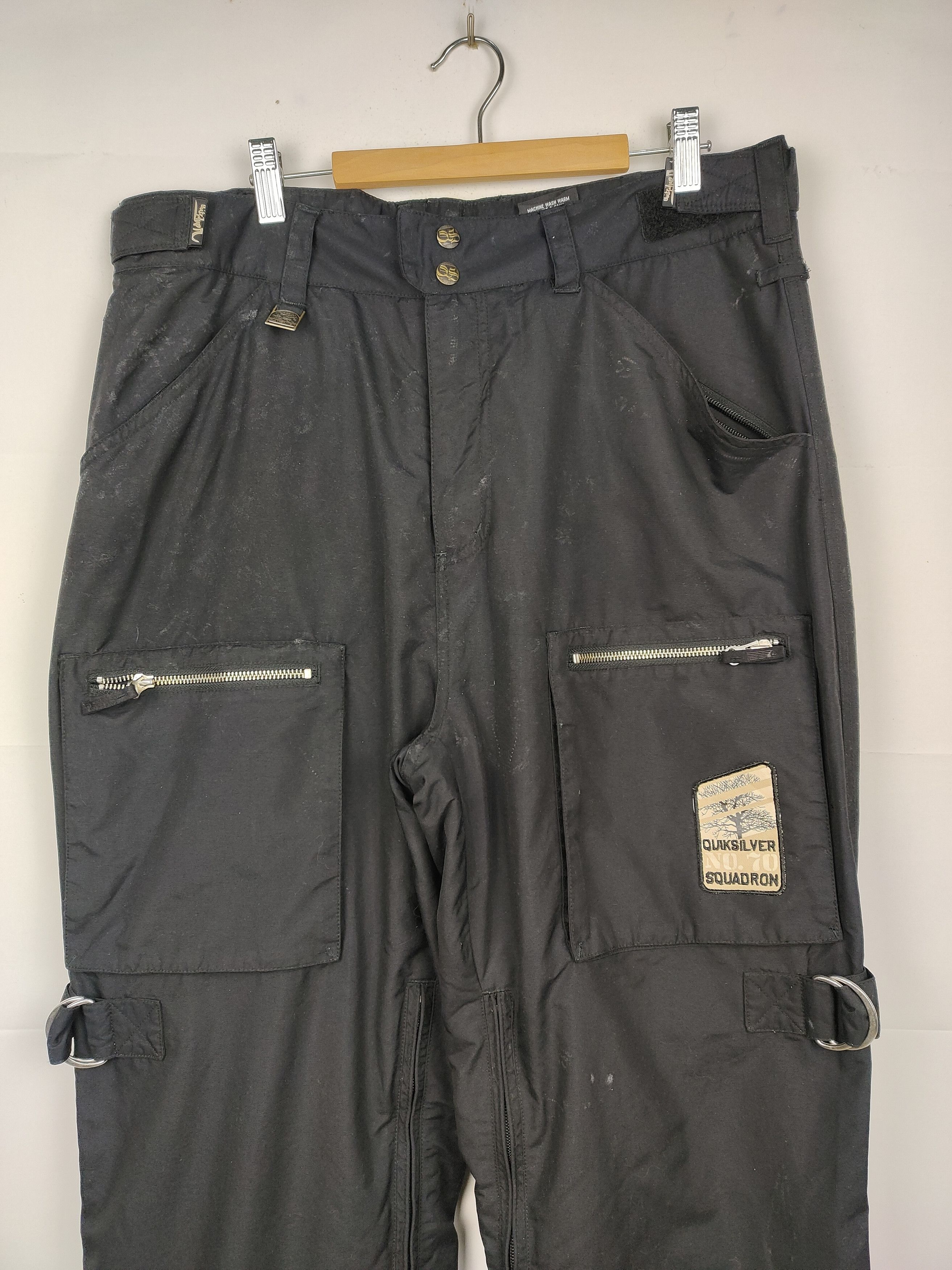 Quiksilver Quiksilver Squadron men's black snowboard pant Size US 34 / EU 50 - 2 Thumbnail