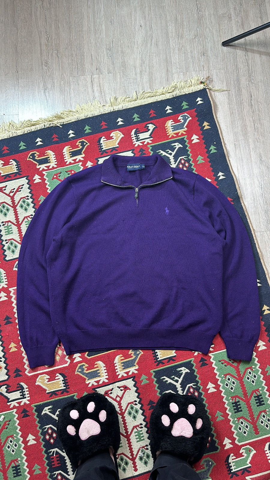 Vintage Polo Ralph Lauren Merino Wool Sweater 1/4