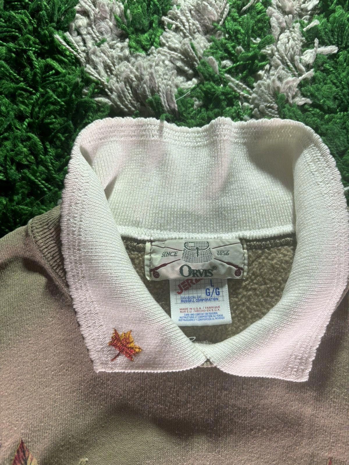 Jerzees Vintage Orvis Jerzees Morning Sun Collared Pullover Size US L / EU 52-54 / 3 - 5 Thumbnail