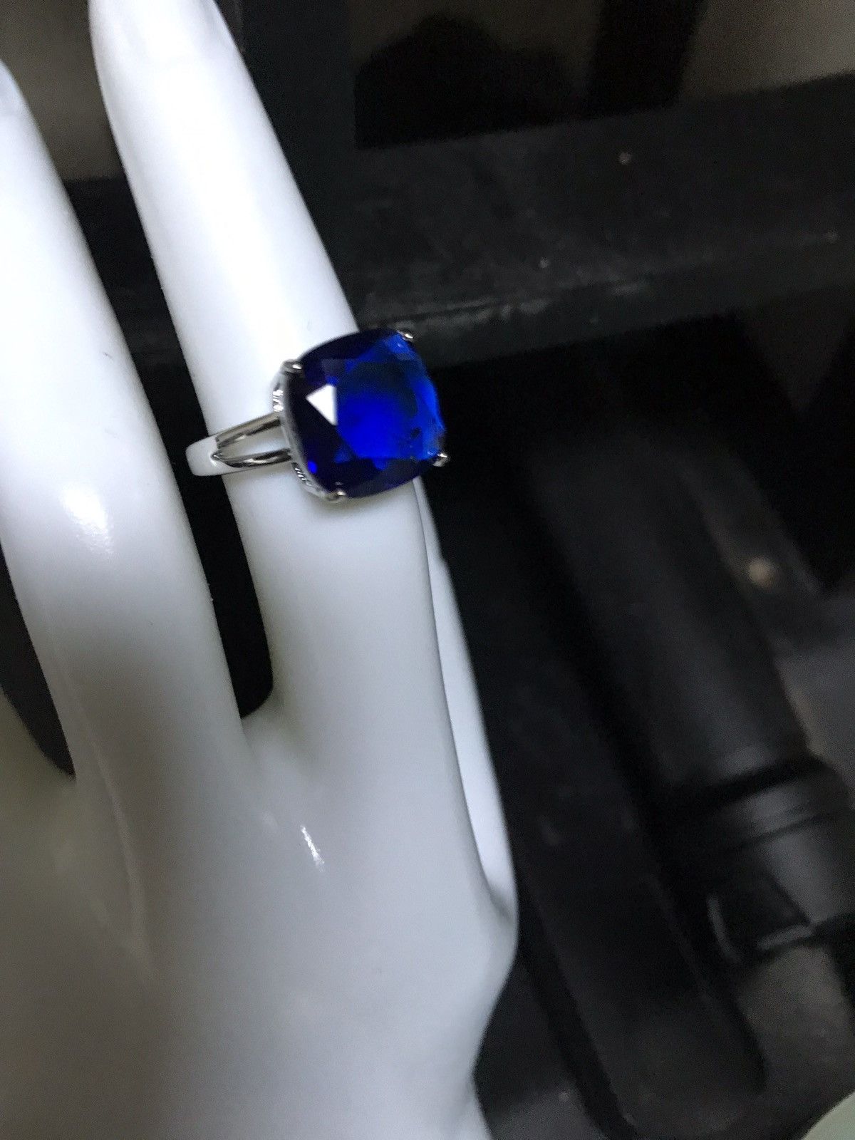 Other #cobalt #sapphire #blue stone #ring Size ONE SIZE - 5 Thumbnail