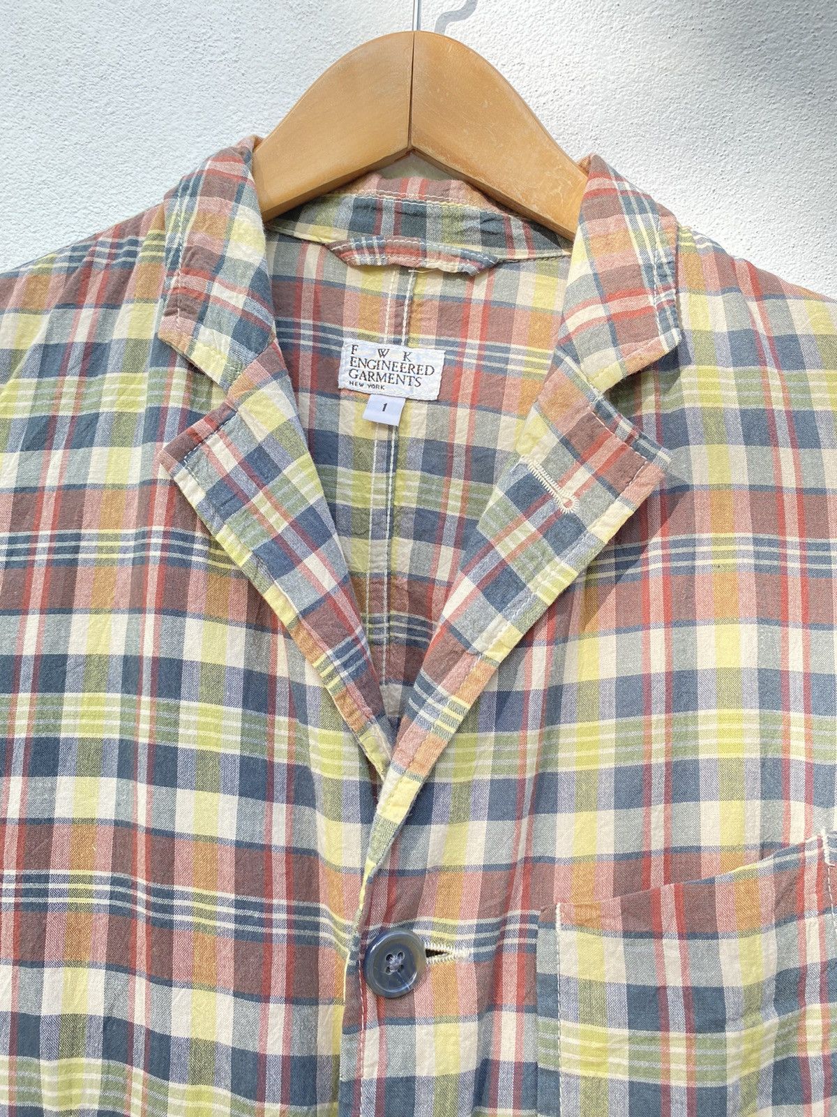 Engineered Garments Engineered Garments plaid blazer jacket Size ONE SIZE - 9 Thumbnail