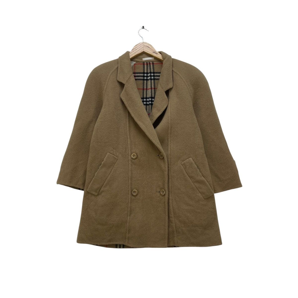 Burberry 💥Vintage Burberrys Nova Check Wool Jacket Size M / US 6-8 / IT 42-44 - 1 Thumbnail