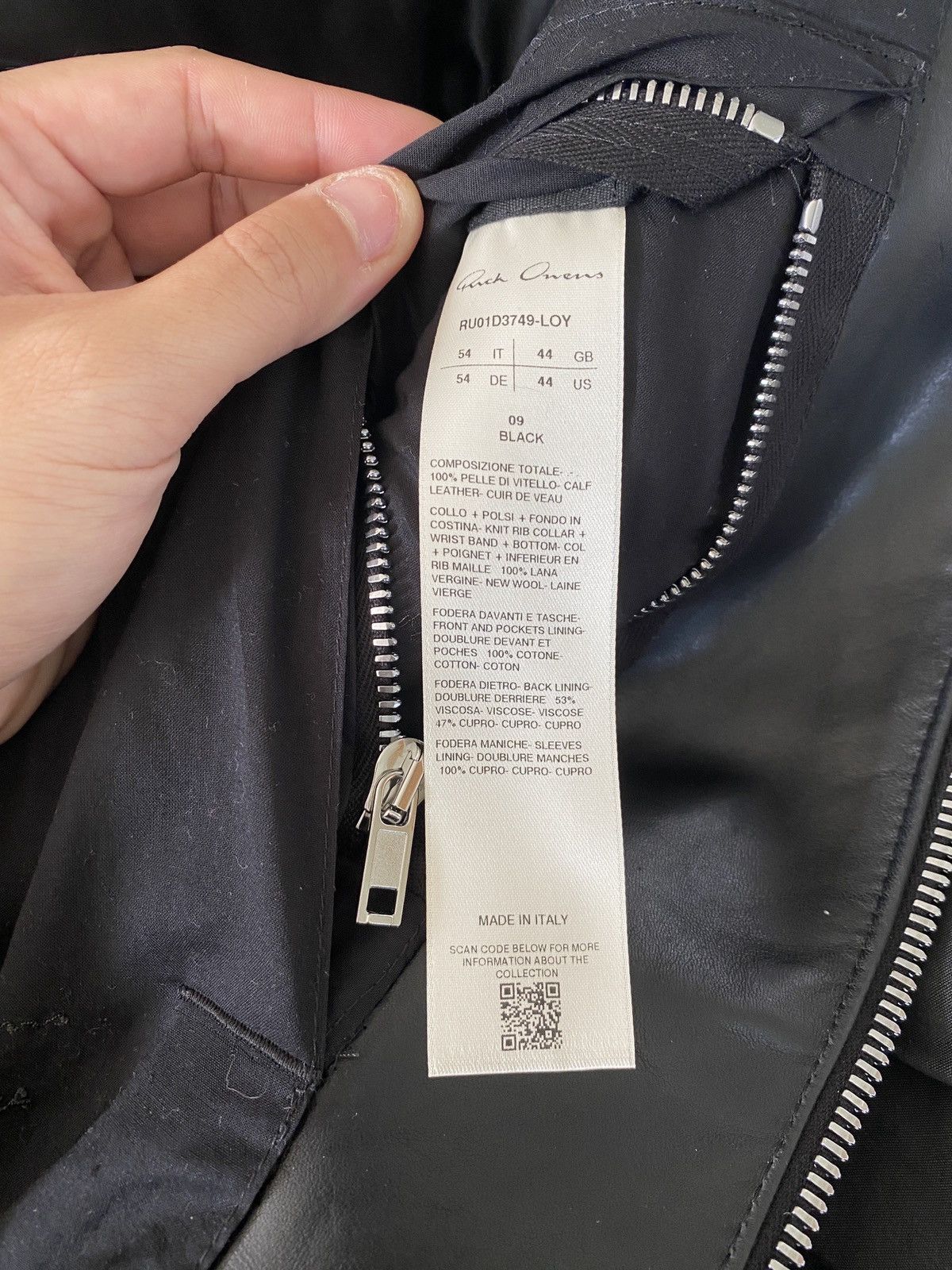 Rick Owens Rick Owens Edfu Flight Tatlin leather jacket Size US XL / EU 56 / 4 - 15 Thumbnail
