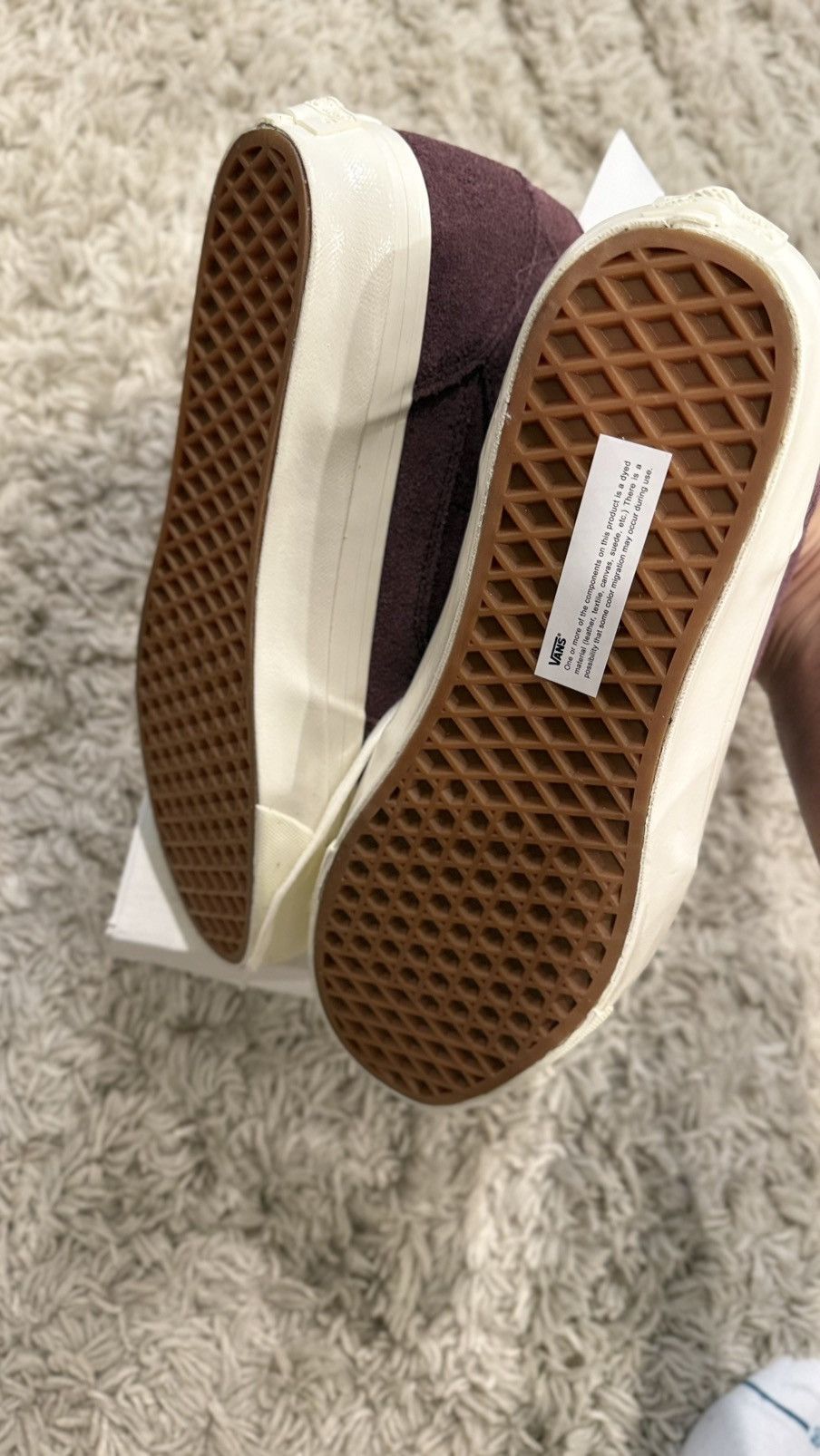 JJJJound × Vans JJJJOUND OTW VANS sz 9.5 burgundy Size US 9.5 / EU 42-43 - 3 Thumbnail