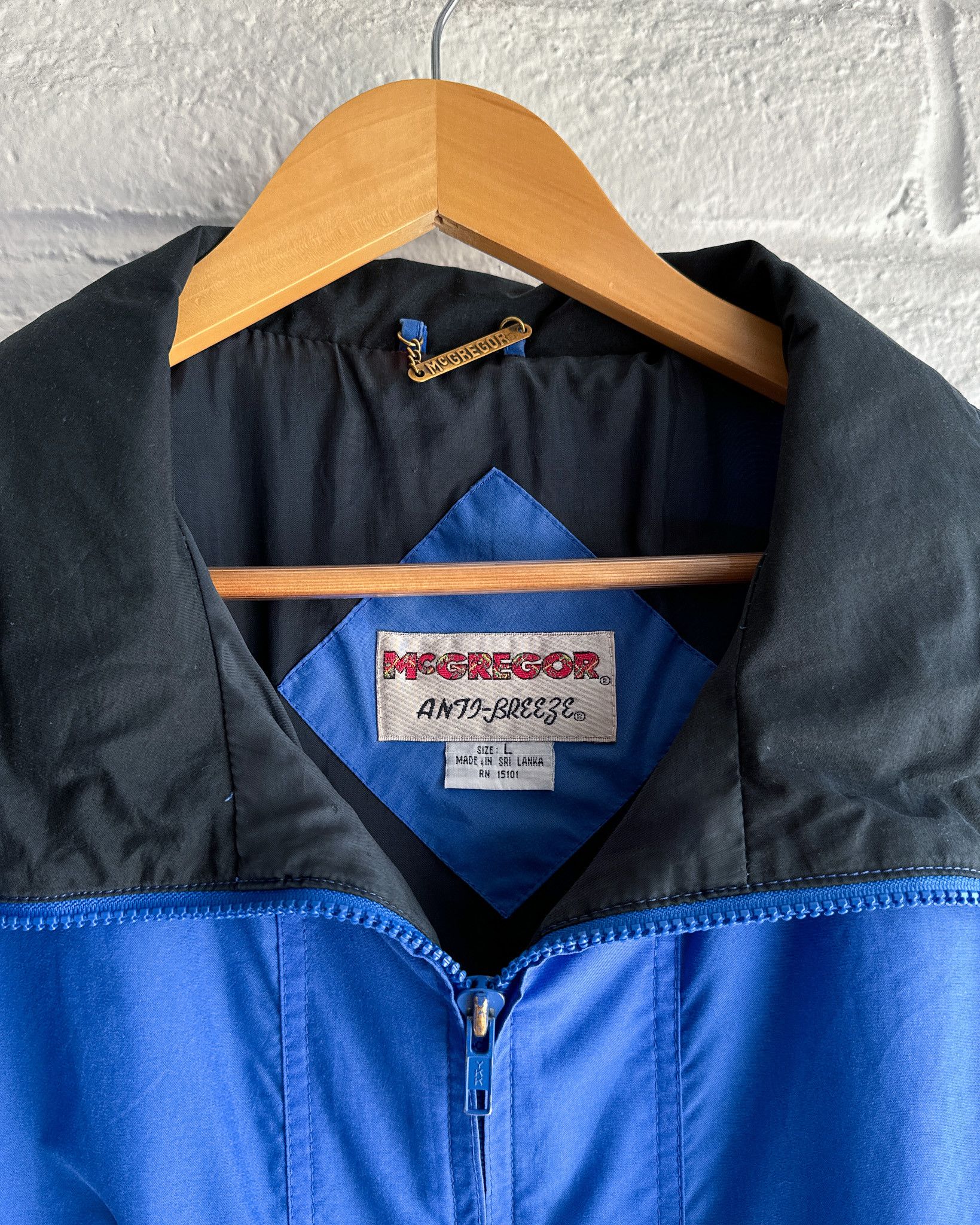 McGregor Vintage 1980s McGregor Anti Breeze Windbreaker Jacket Mens L Size US L / EU 52-54 / 3 - 2 Thumbnail