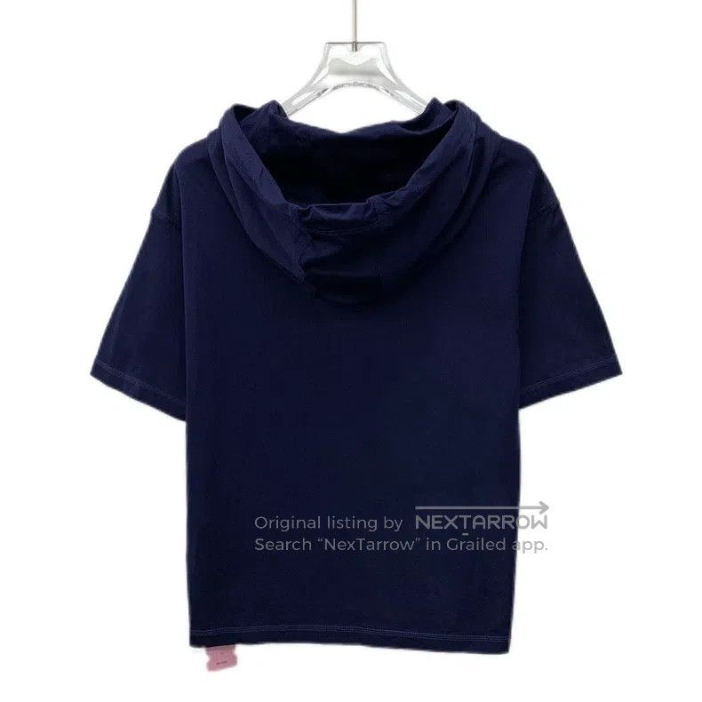 Hermes Hermes Dark Blue Leopard Printed Cotton Hooded Drawstring Size XXS / US 00 / IT 34 - 2 Thumbnail