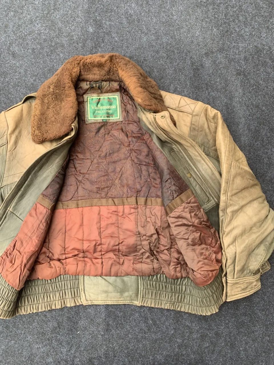 Japanese Brand VALLEMOSSO PALESTRO LEATHER JACKET. Size US L / EU 52-54 / 3 - 4 Thumbnail
