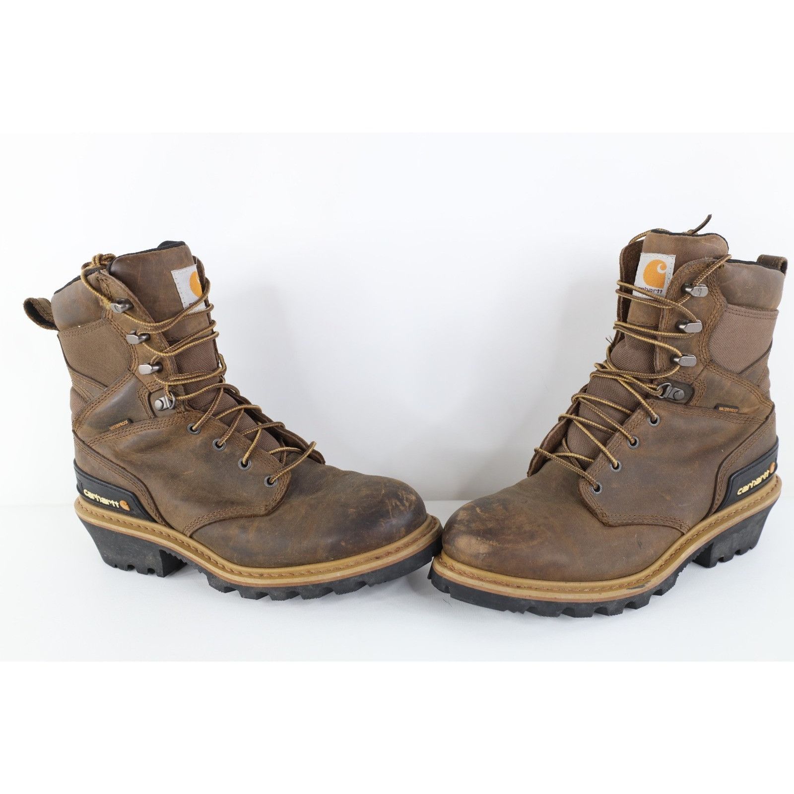 Vintage Carhartt Distressed Waterproof Leather Boots