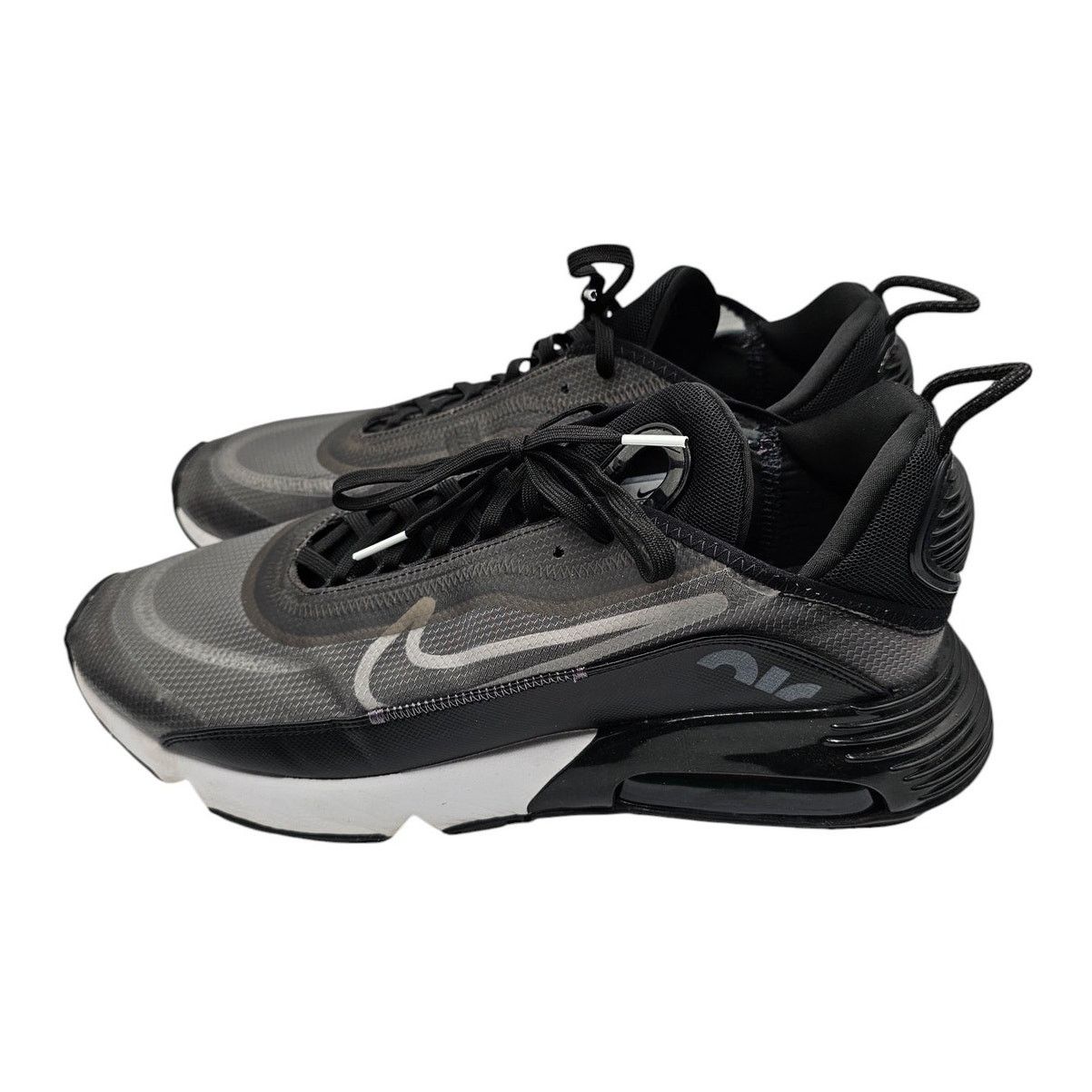 Nike Air Max 2090 Shoes 13 Black White Wolf Gray Sneakers, Men's