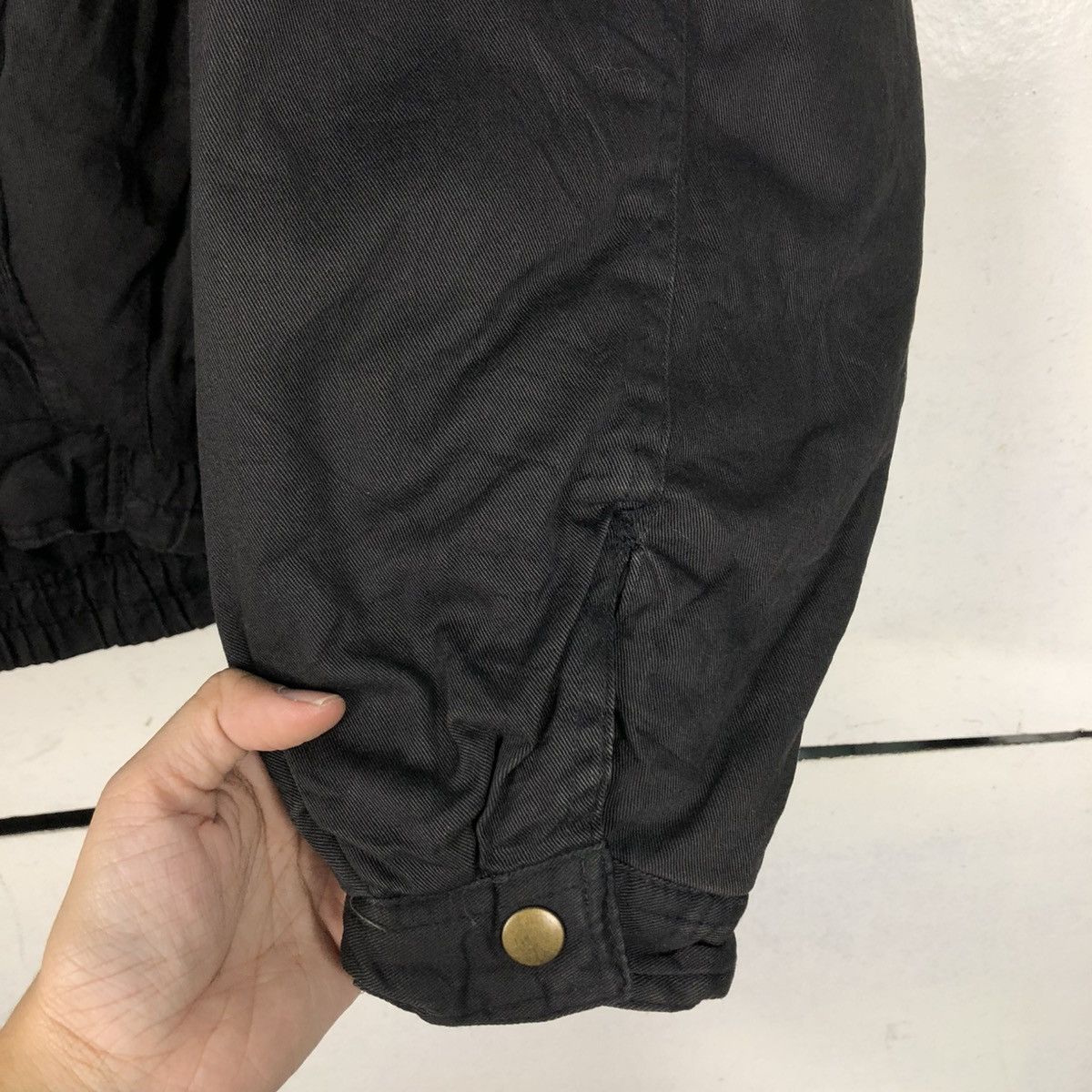 Japanese Brand 🔥ICONIC BLACK VINTAGE BOMBER JACKET PARACHUTE MONTE VISO Size US M / EU 48-50 / 2 - 17 Thumbnail