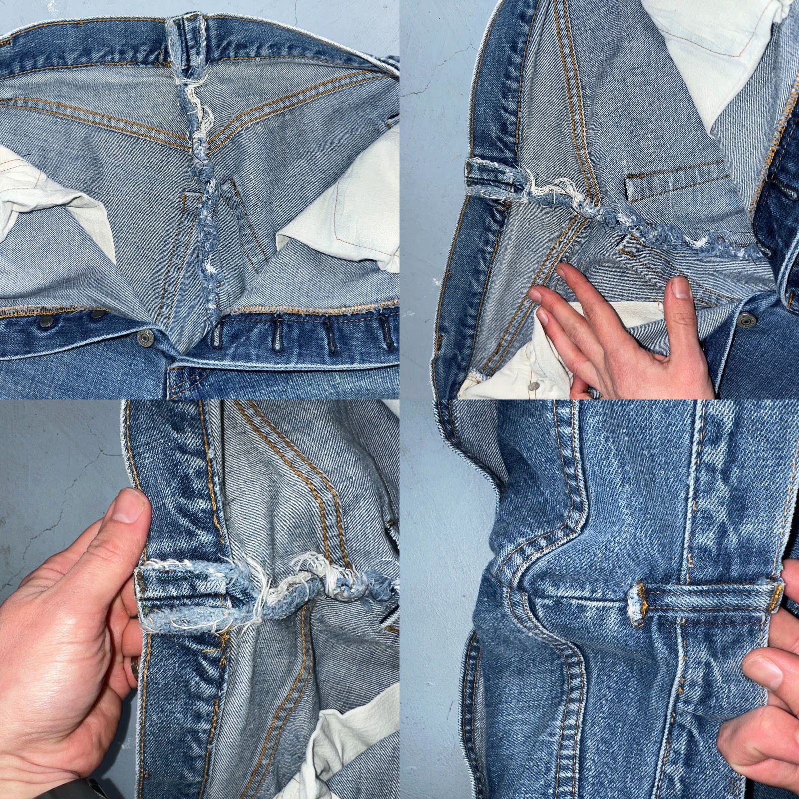 Levi's Levi's 501 XX VTG 70s Jeans Straight 27x31 Med Wash Blue Denim Cotton Button Vintage Men Regular XX 501 Series USA 80s 70s Tailored Altered Size US 27 - 8 Thumbnail