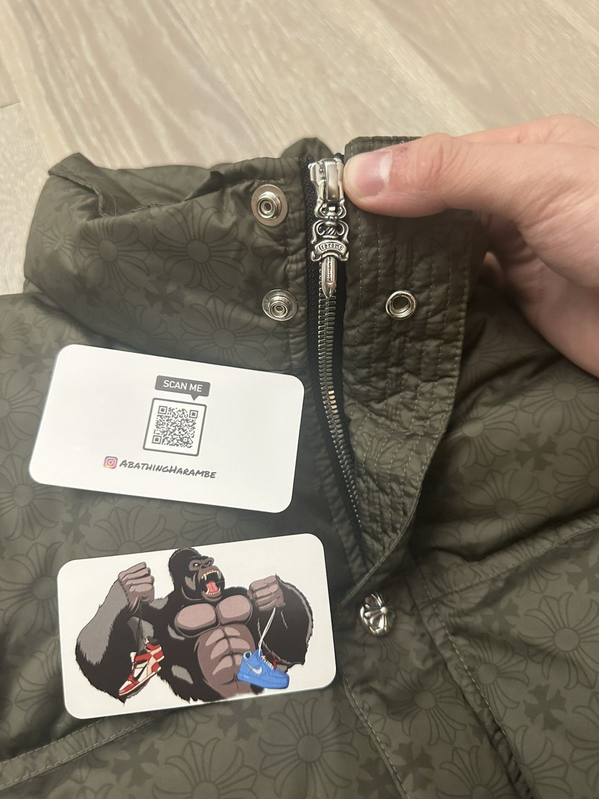 Chrome Hearts Chrome Hearts Puffer Jacket Olive Monogram Size US L / EU 52-54 / 3 - 13 Thumbnail