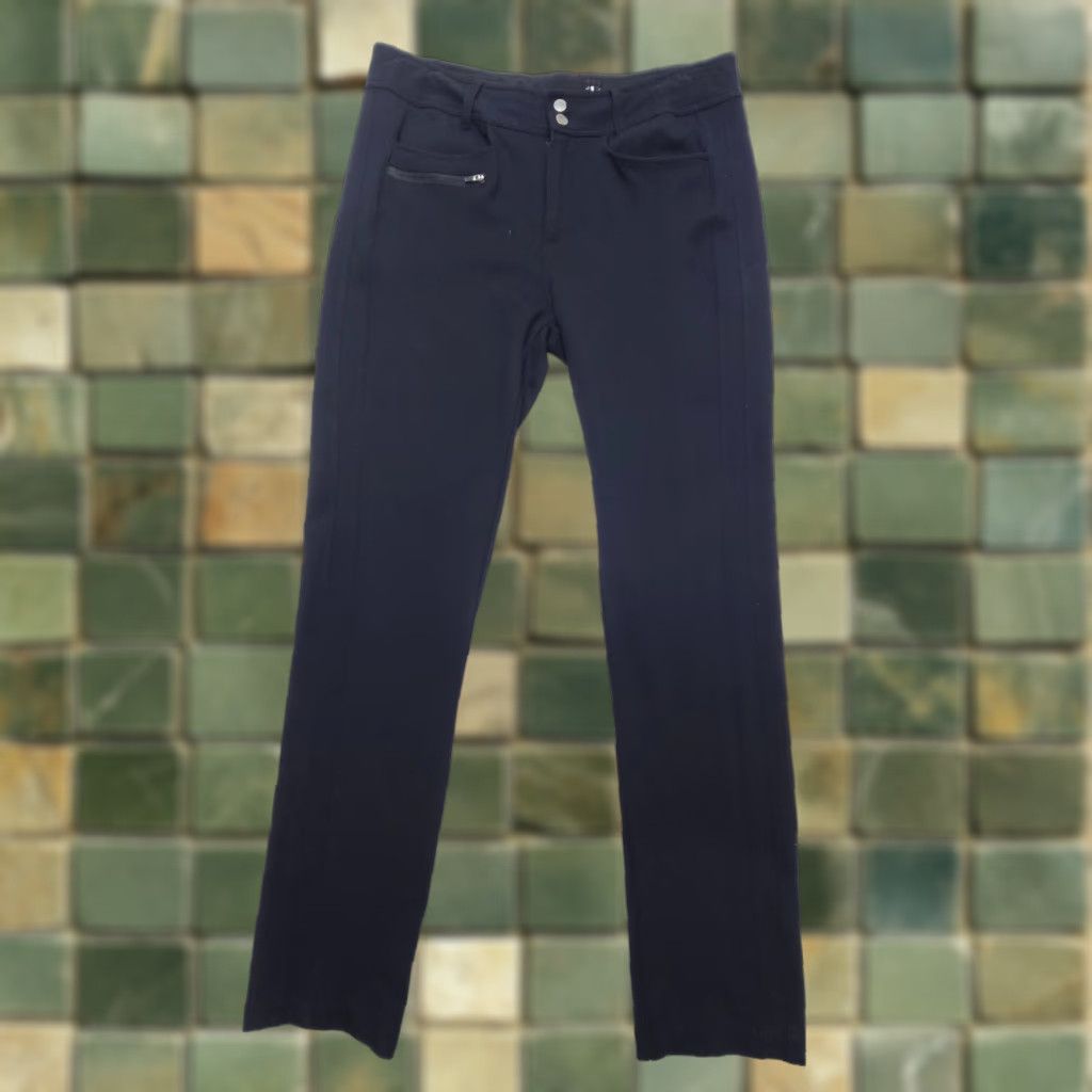 Vintage Title Nine Active Stretch Ponte Pants Womens 12 Black Hiking Walking Golf Travel Pants Mens Womens? Size 34" / US 12 / IT 48 - 1 Thumbnail