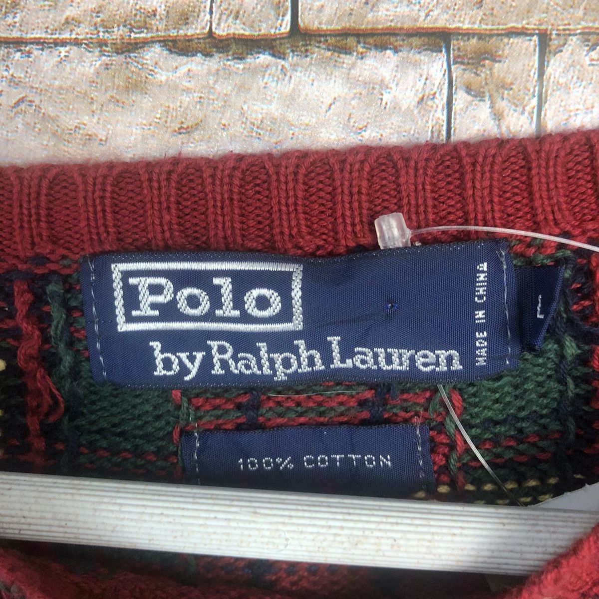 Ralph Lauren Polo Ralph Lauren checkered Red Knitwear #A22 Size US L / EU 52-54 / 3 - 9 Thumbnail