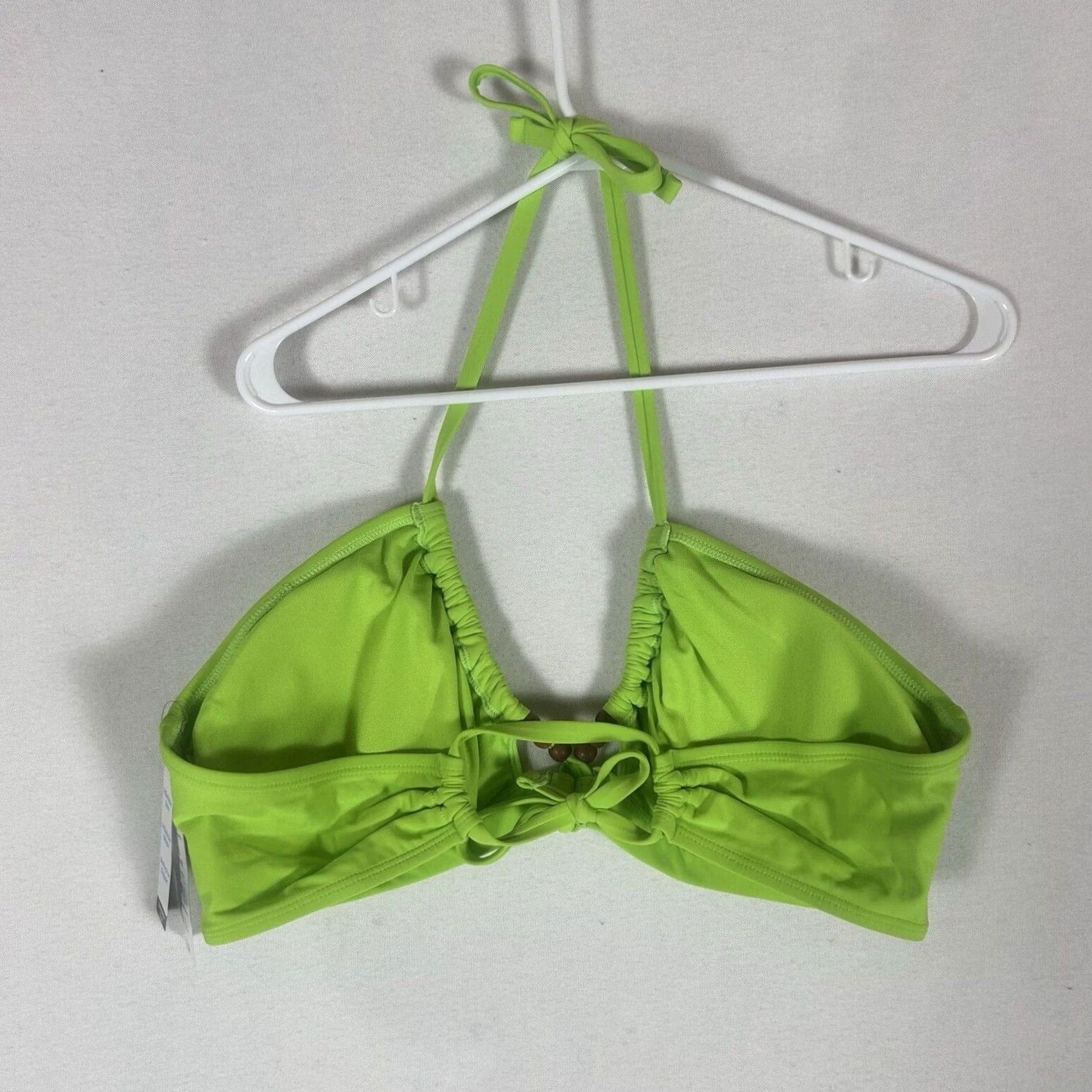 Vintage Time And Tru Bikini Top Womens XL 16-18 Green NWT Halter Padded Stretch Swim Top NWT Size XL / US 12-14 / IT 48-50 - 5 Thumbnail